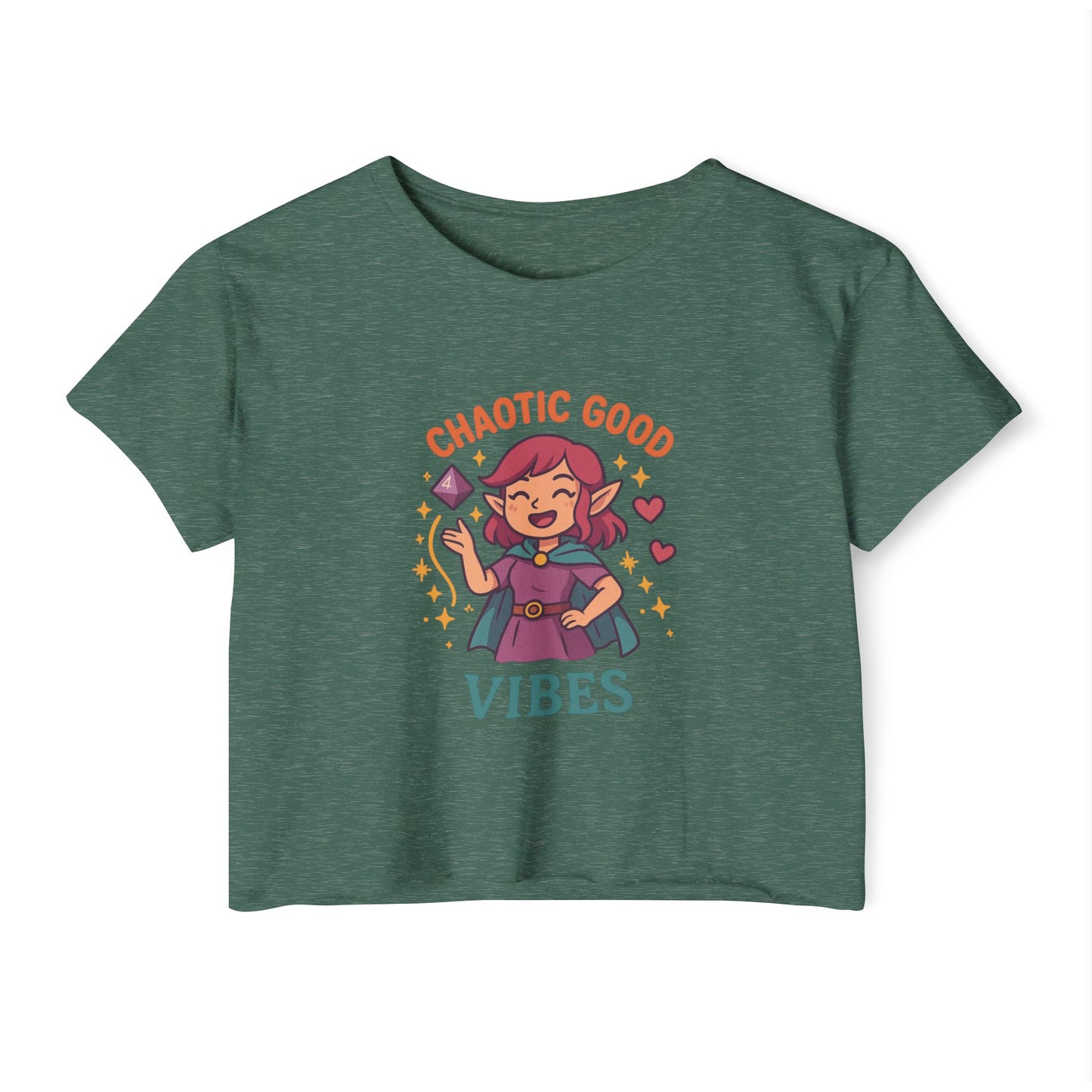 Chaotic Good Vibes - Women's Festival Crop Top
