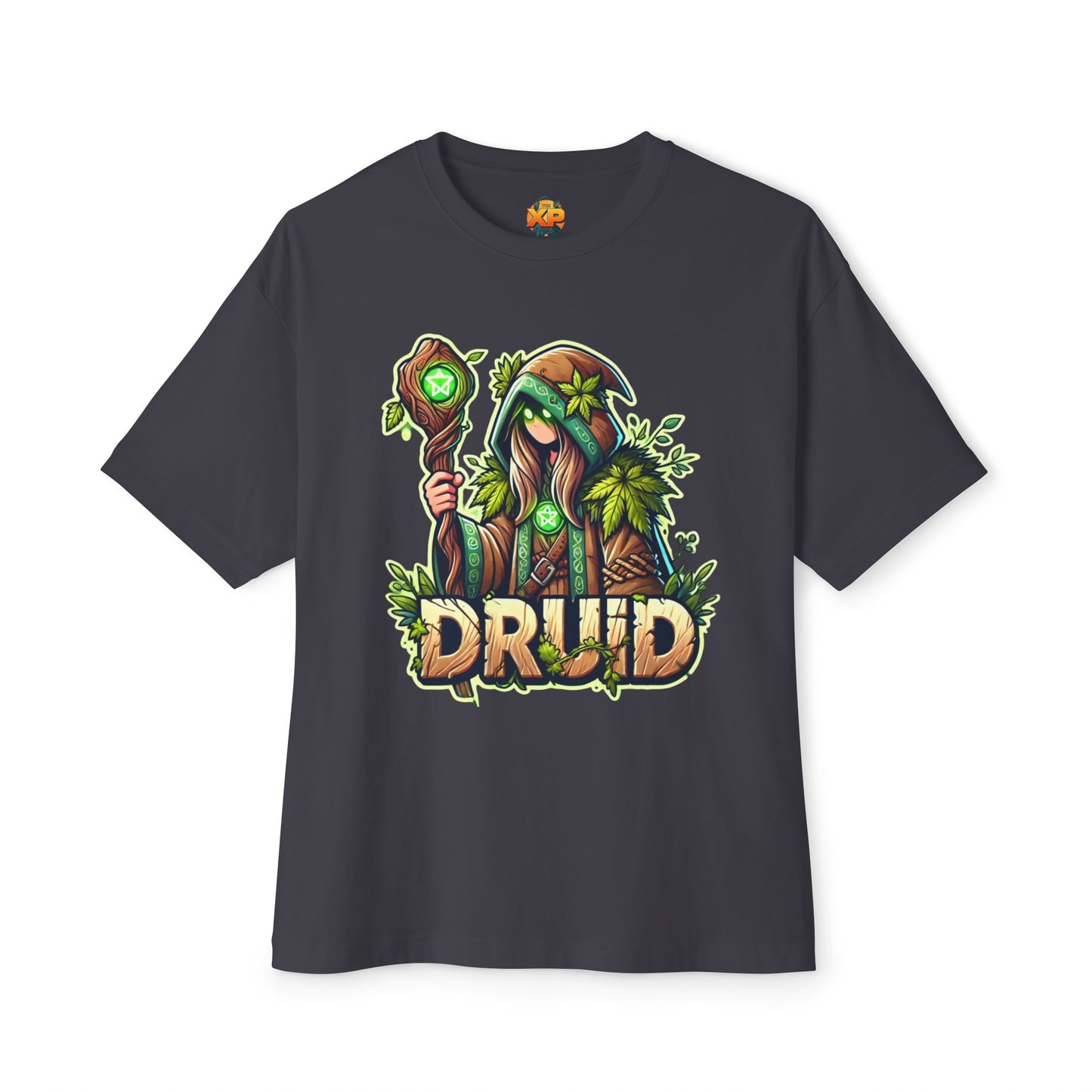 Druid Cartoon - Women's Oversized Boxy Tee