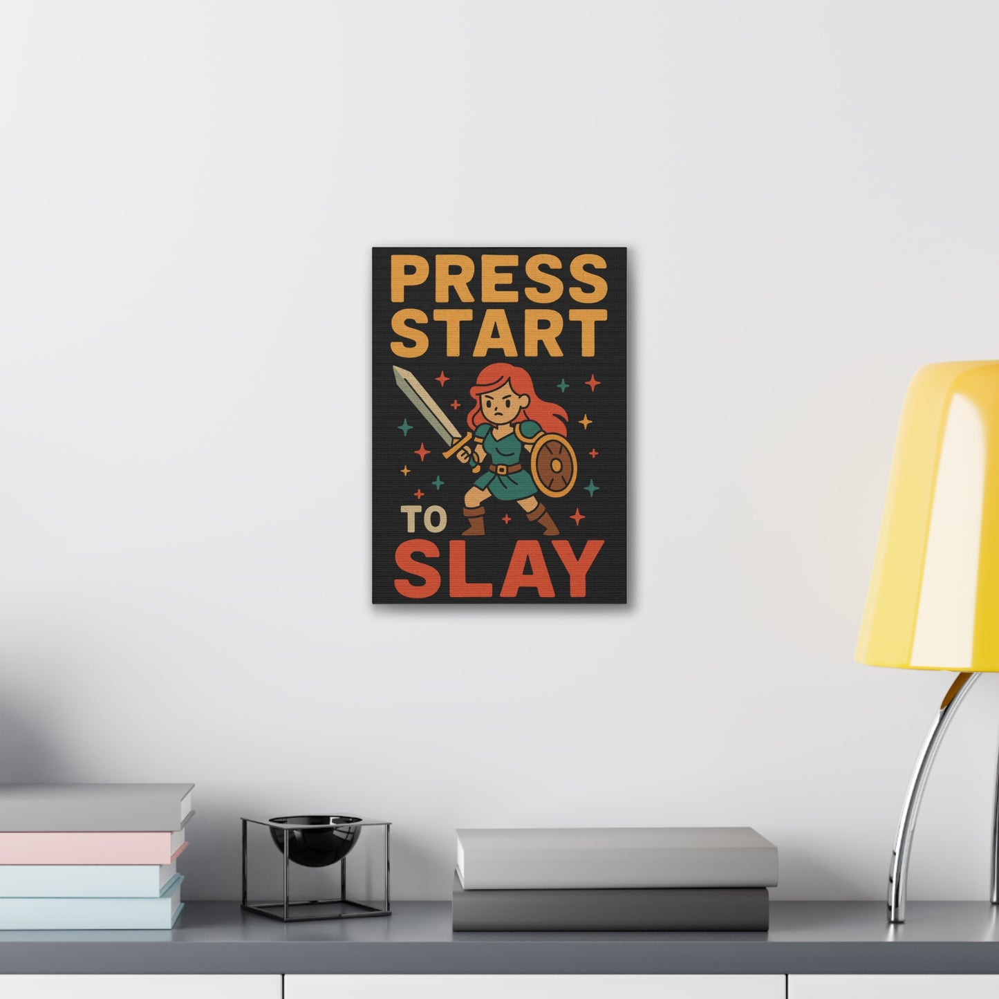 Press Start to Slay - Canvas Art
