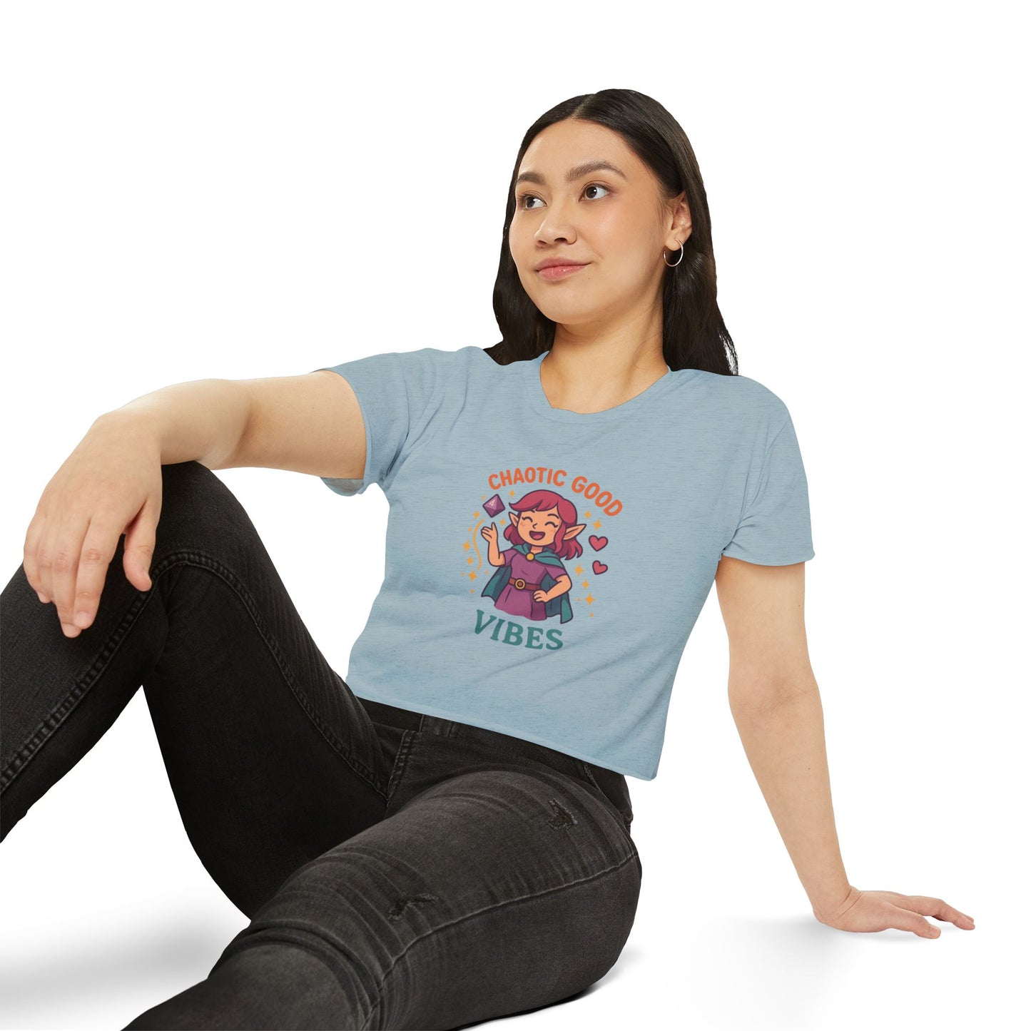 Chaotic Good Vibes - Women's Festival Crop Top