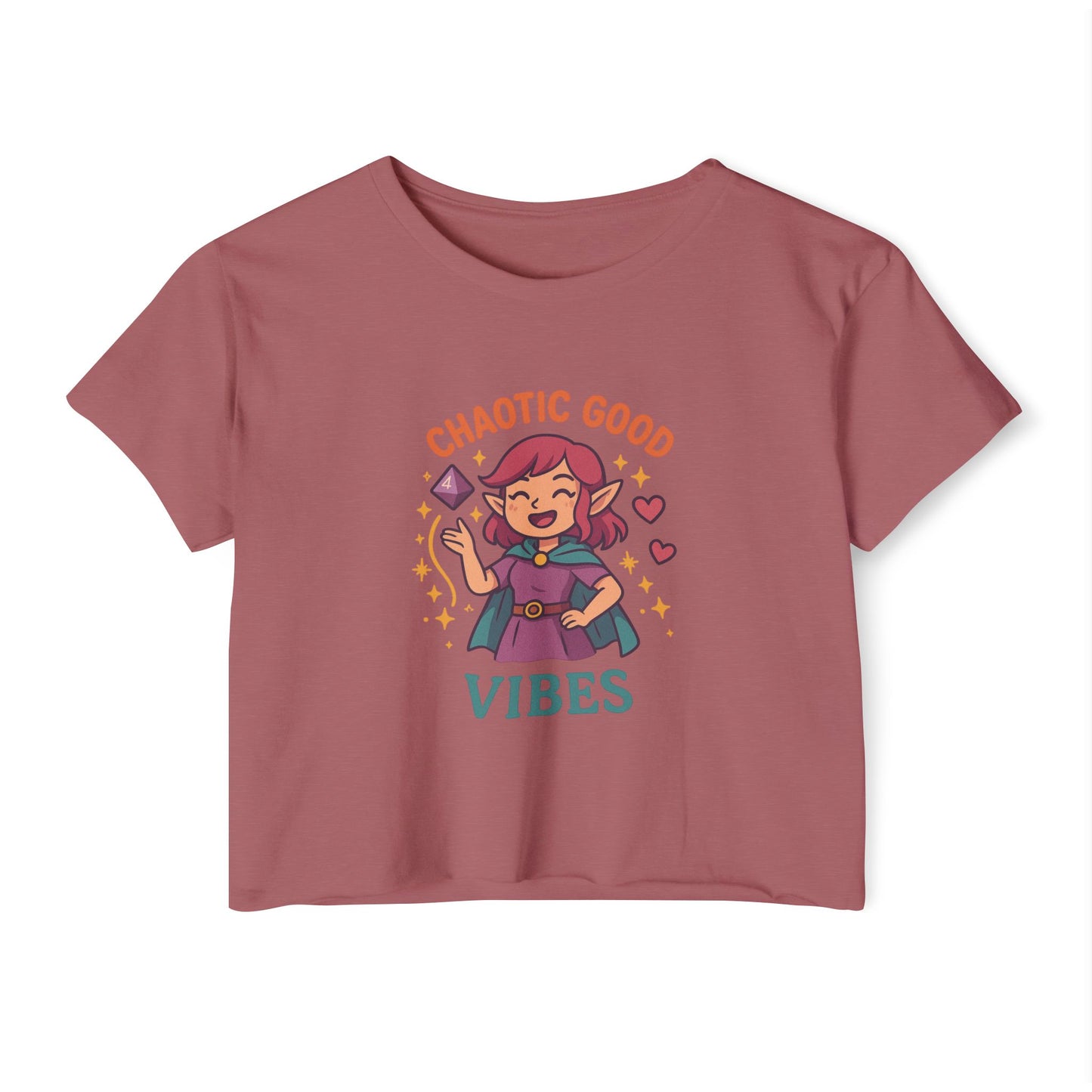 Chaotic Good Vibes - Women's Festival Crop Top