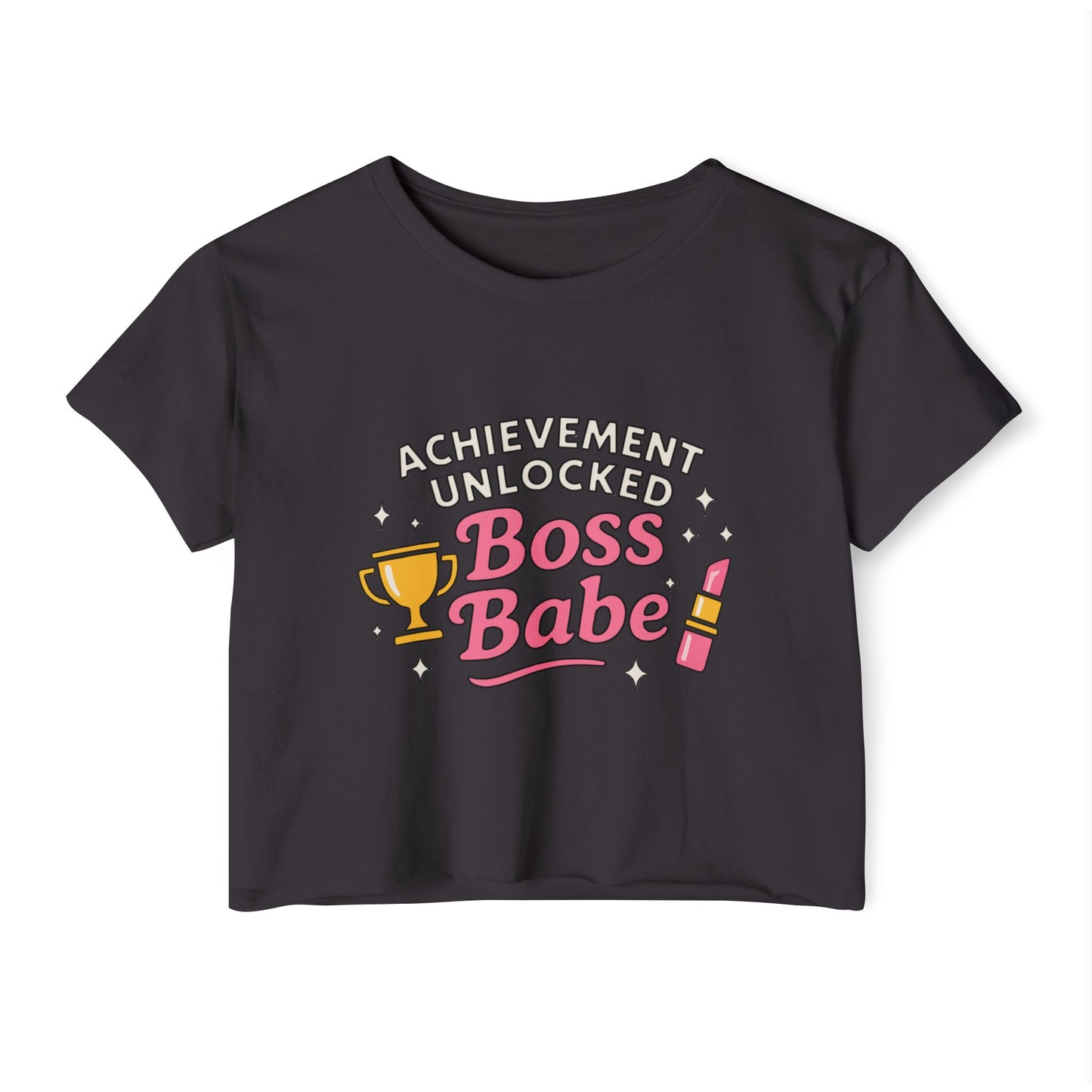 Achievement Unlocked Boss Babe - Women's Festival Crop Top