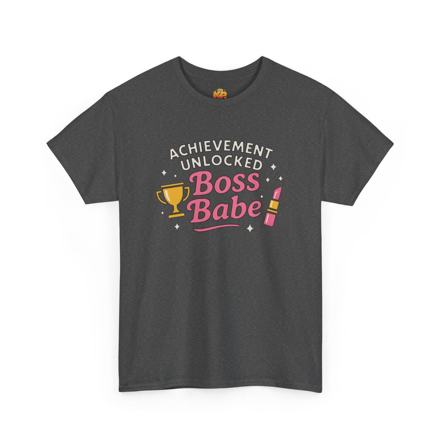 Achievement Unlocked Boss Babe - Women's Heavy Cotton Tee