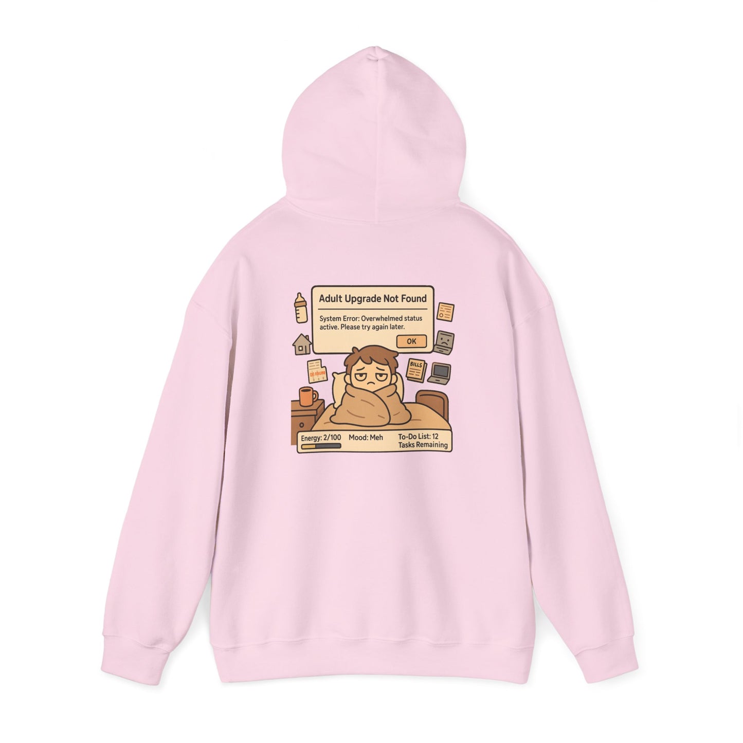 "Adult Upgrade Not Found" - Unisex Heavy Blend™ Hoodie