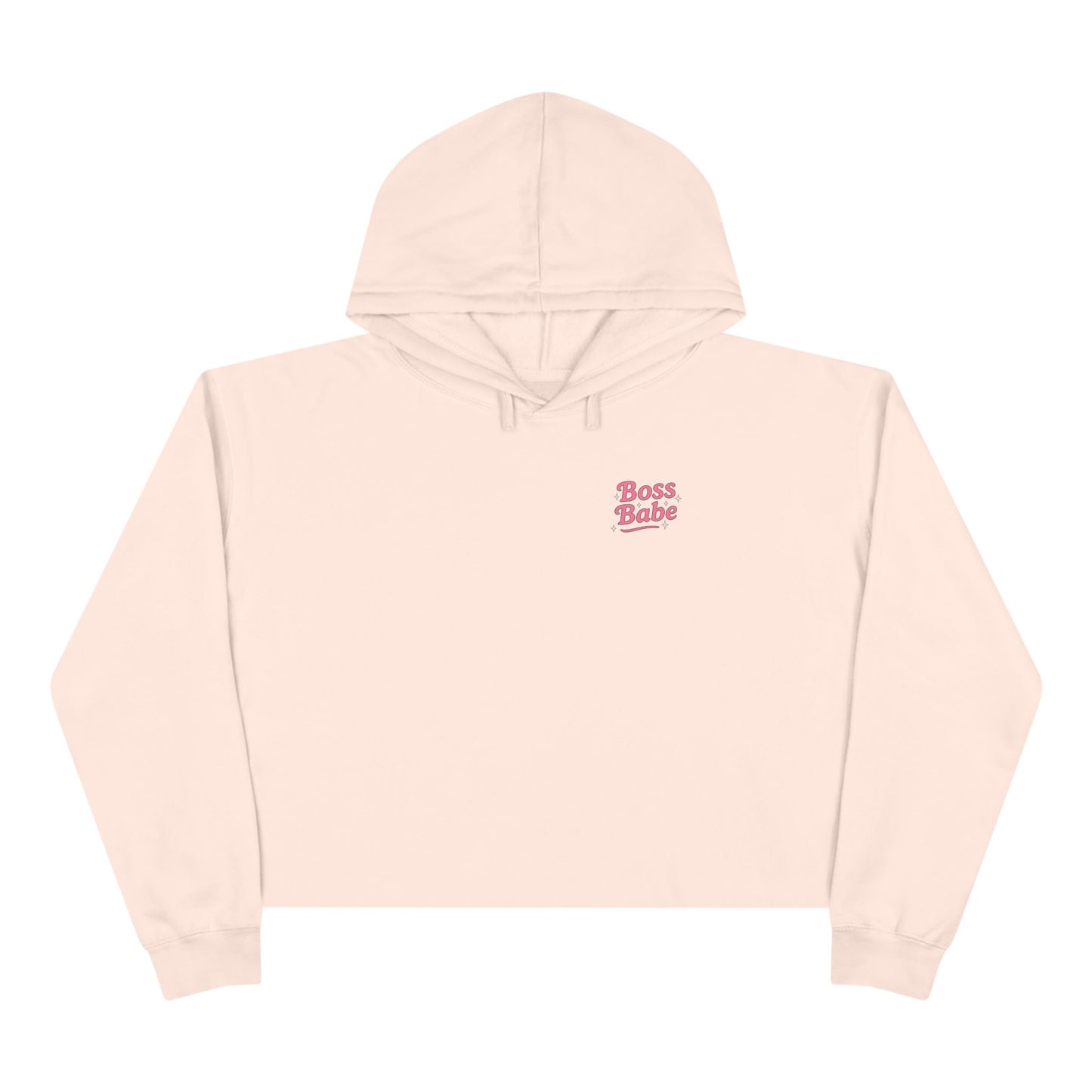 Achievement Unlocked Boss Babe - Crop Hoodie