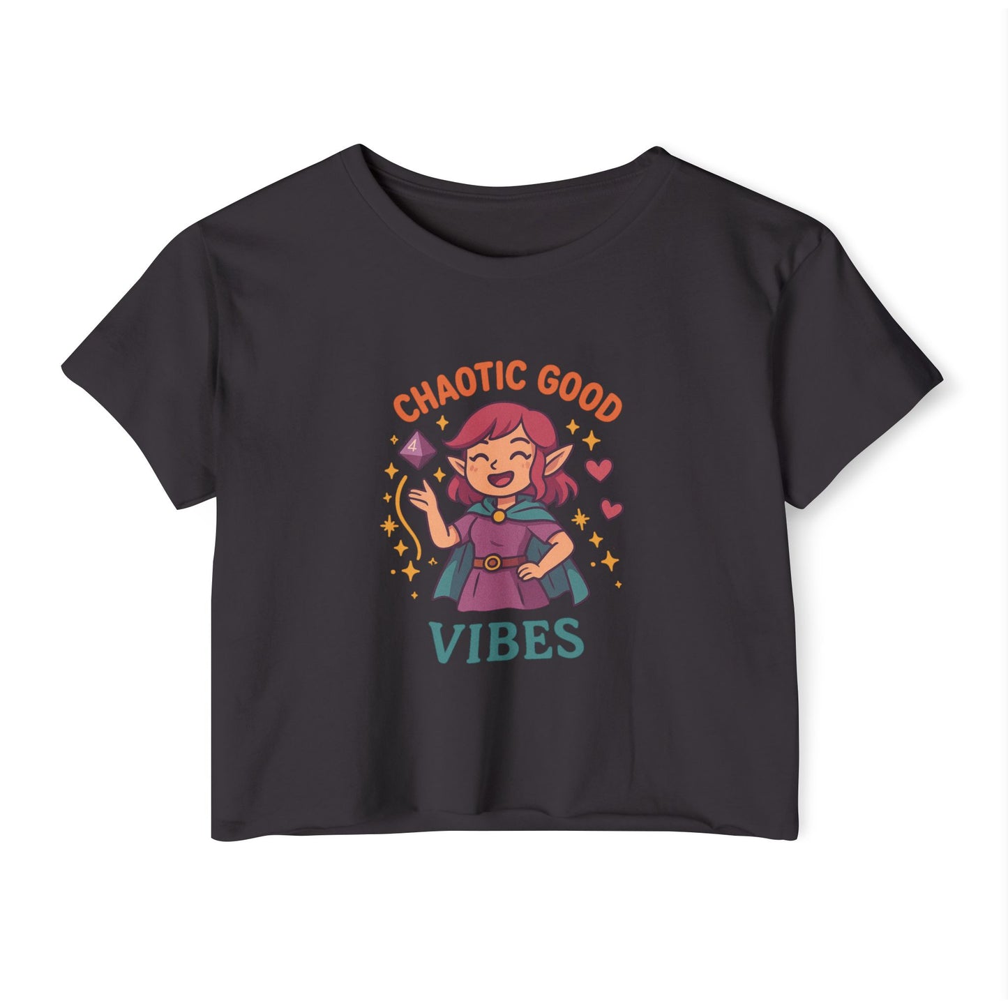 Chaotic Good Vibes - Women's Festival Crop Top