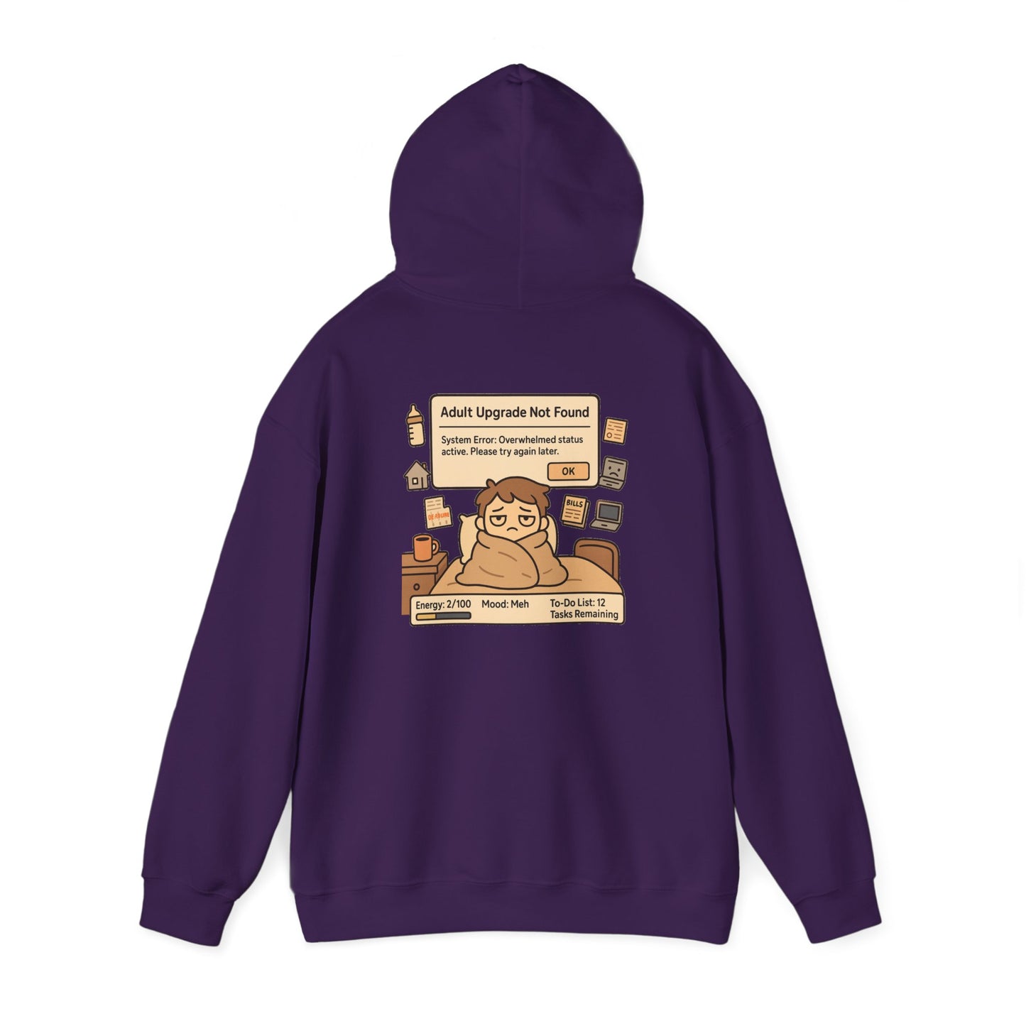 "Adult Upgrade Not Found" - Unisex Heavy Blend™ Hoodie