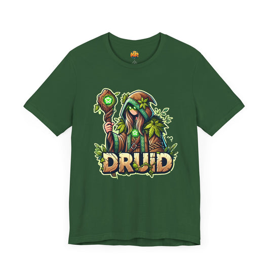 Druid Cartoon - Men's Jersey Short Sleeve Tee