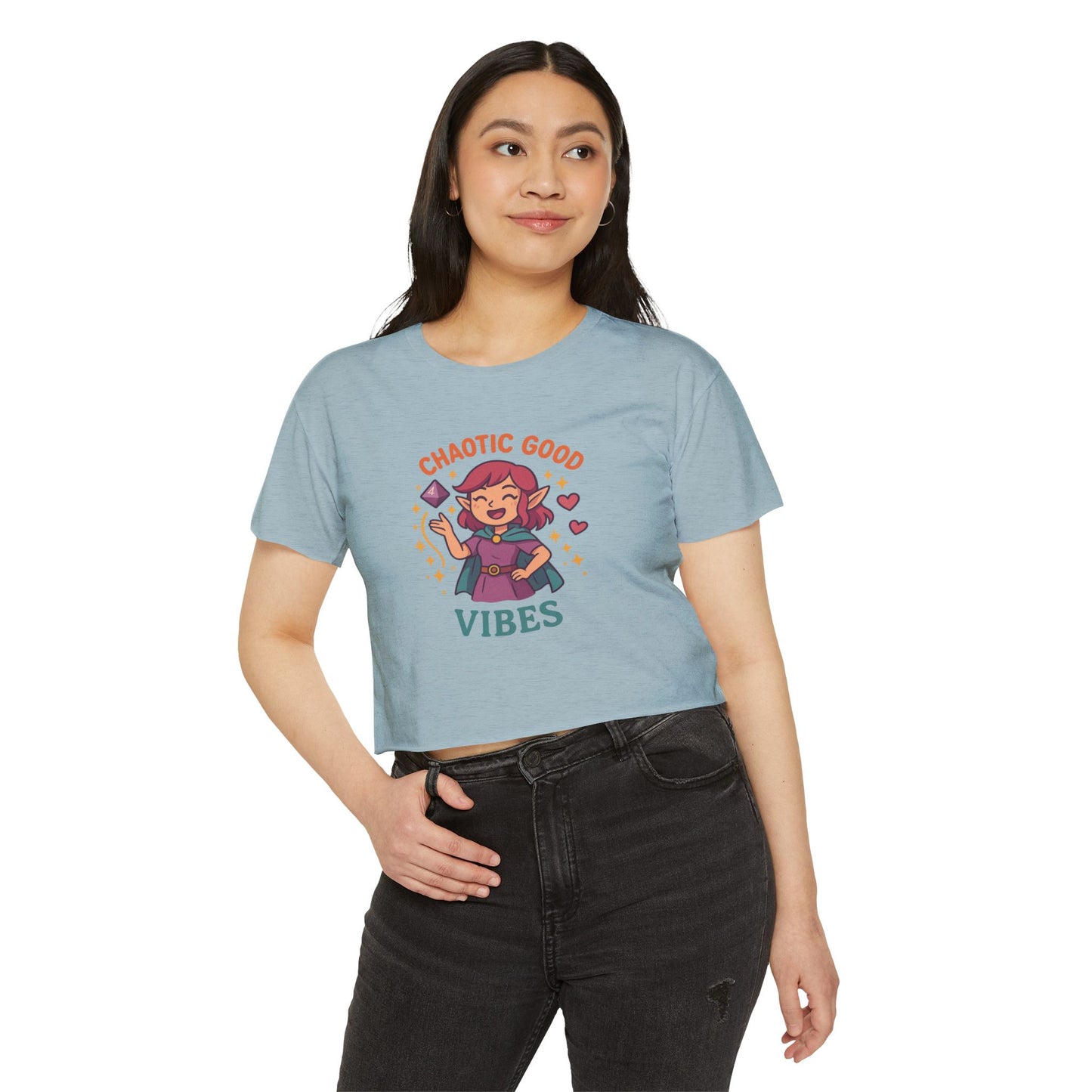 Chaotic Good Vibes - Women's Festival Crop Top