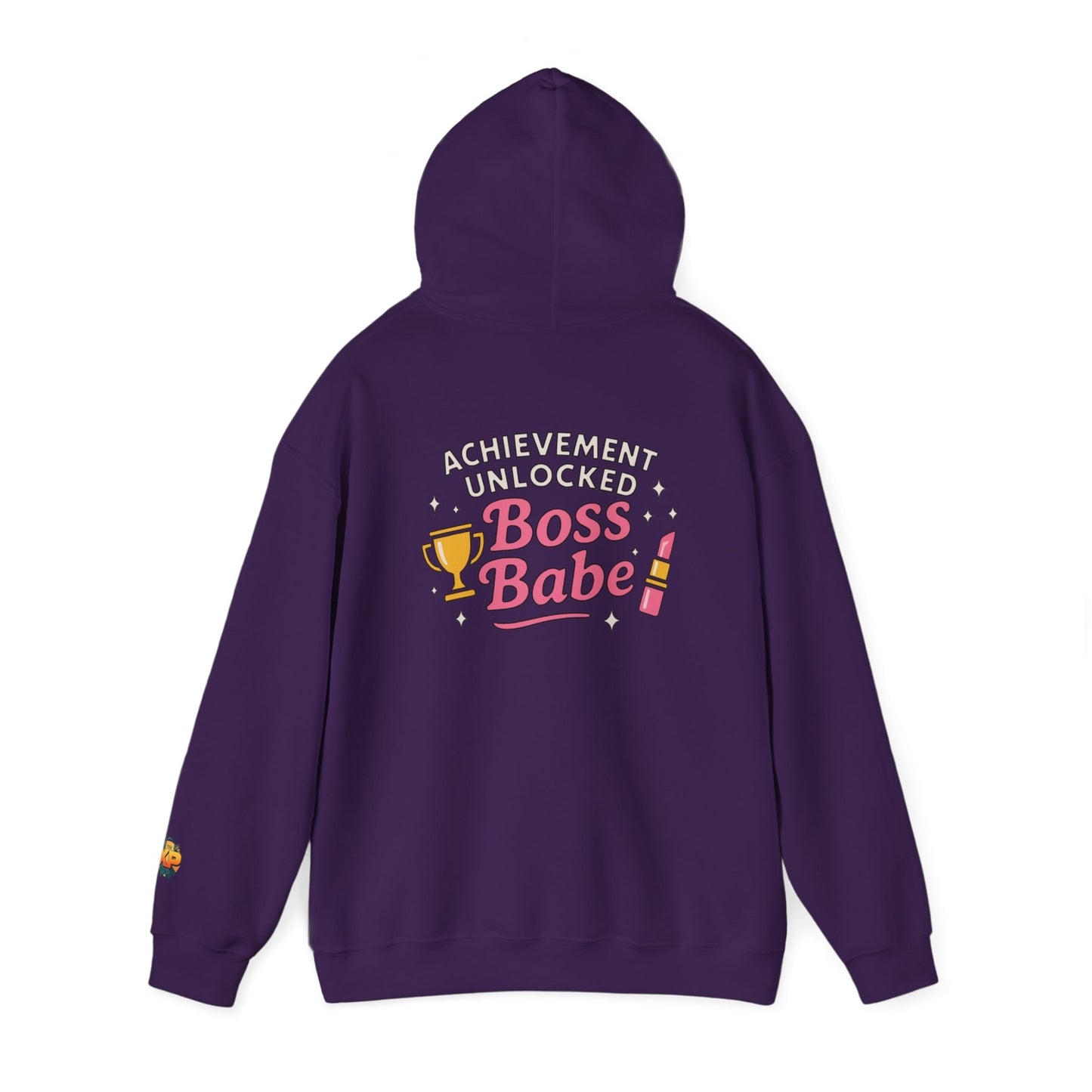 Achievement Unlocked Boss Babe - Women's Heavy Blend™ Hooded Sweatshirt