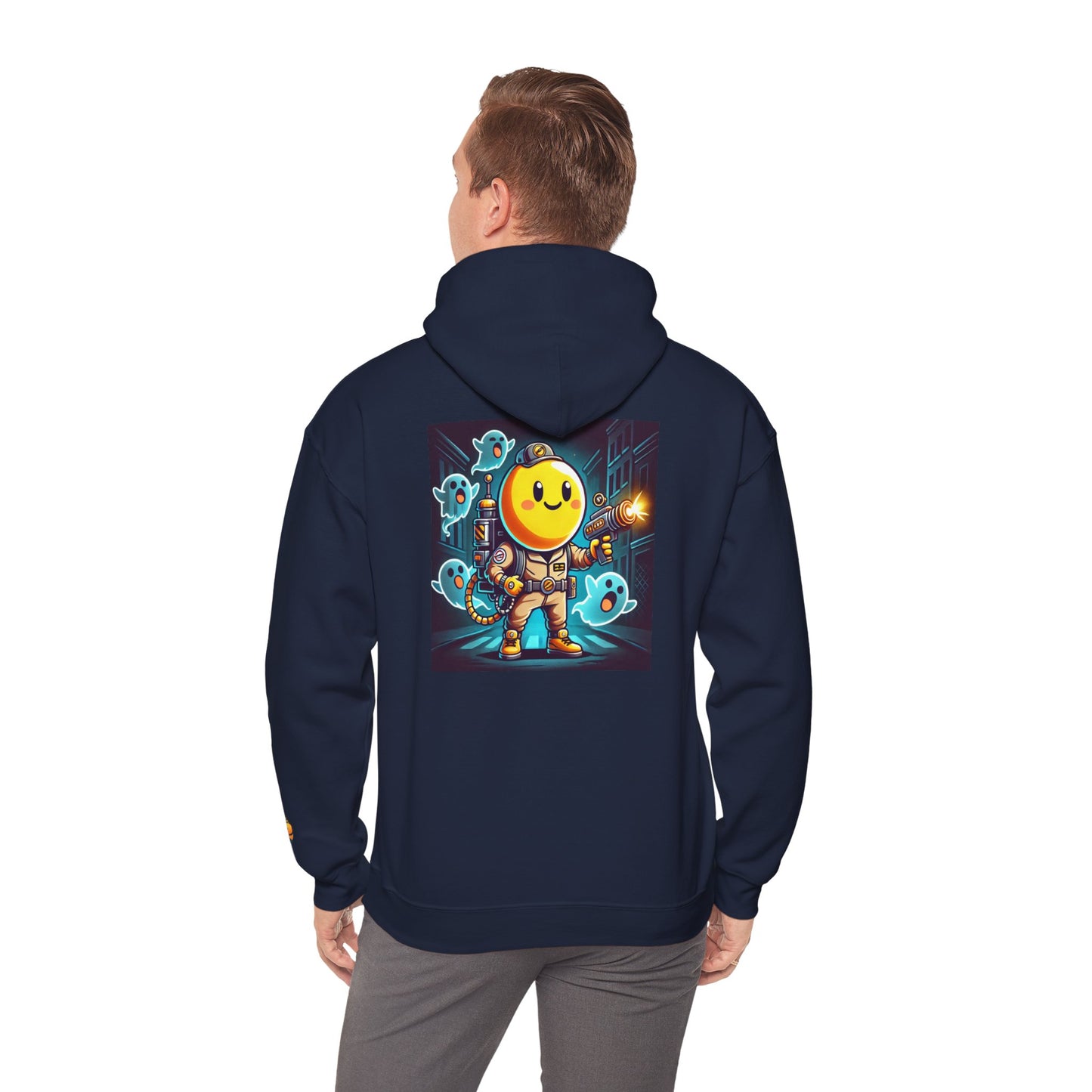 Ghost Hunting Yellow Dude - Unisex Heavy Blend™ Hoodie