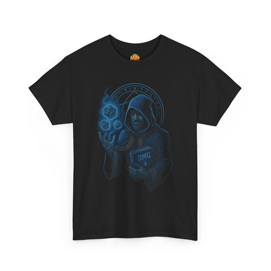 Nerdcore Icons - The Dungeon Master (Blue) - Unisex Heavy Cotton Tee