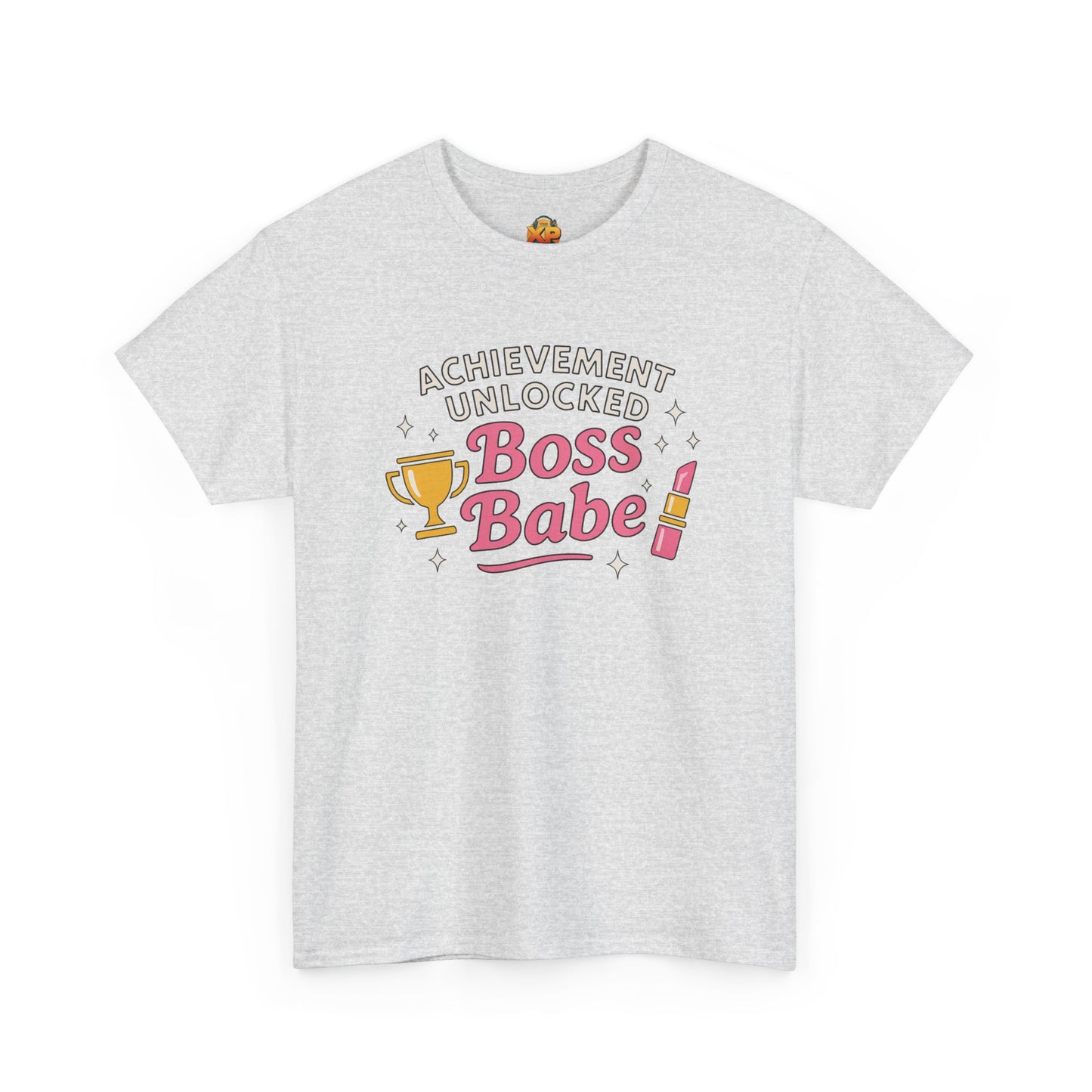 Achievement Unlocked Boss Babe - Women's Heavy Cotton Tee