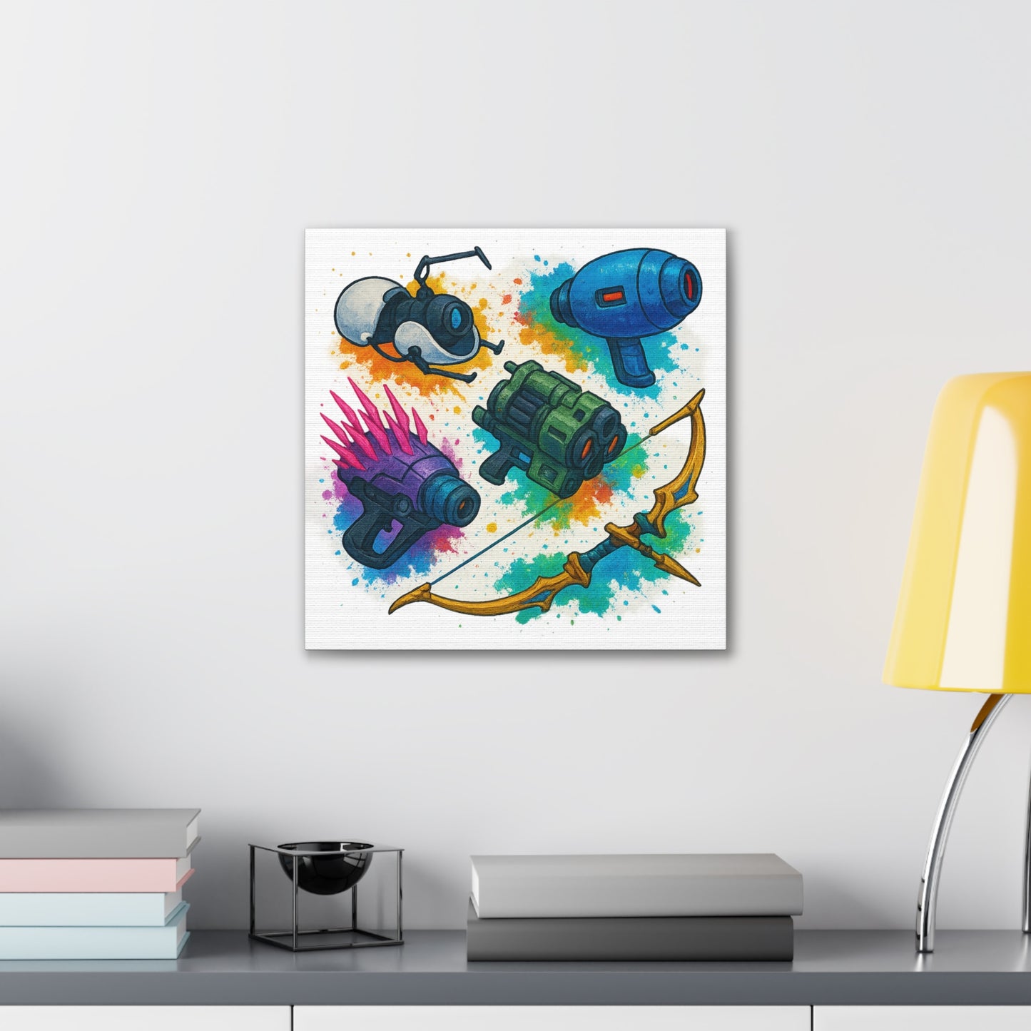 A "Ranged" of Color Canvas Print