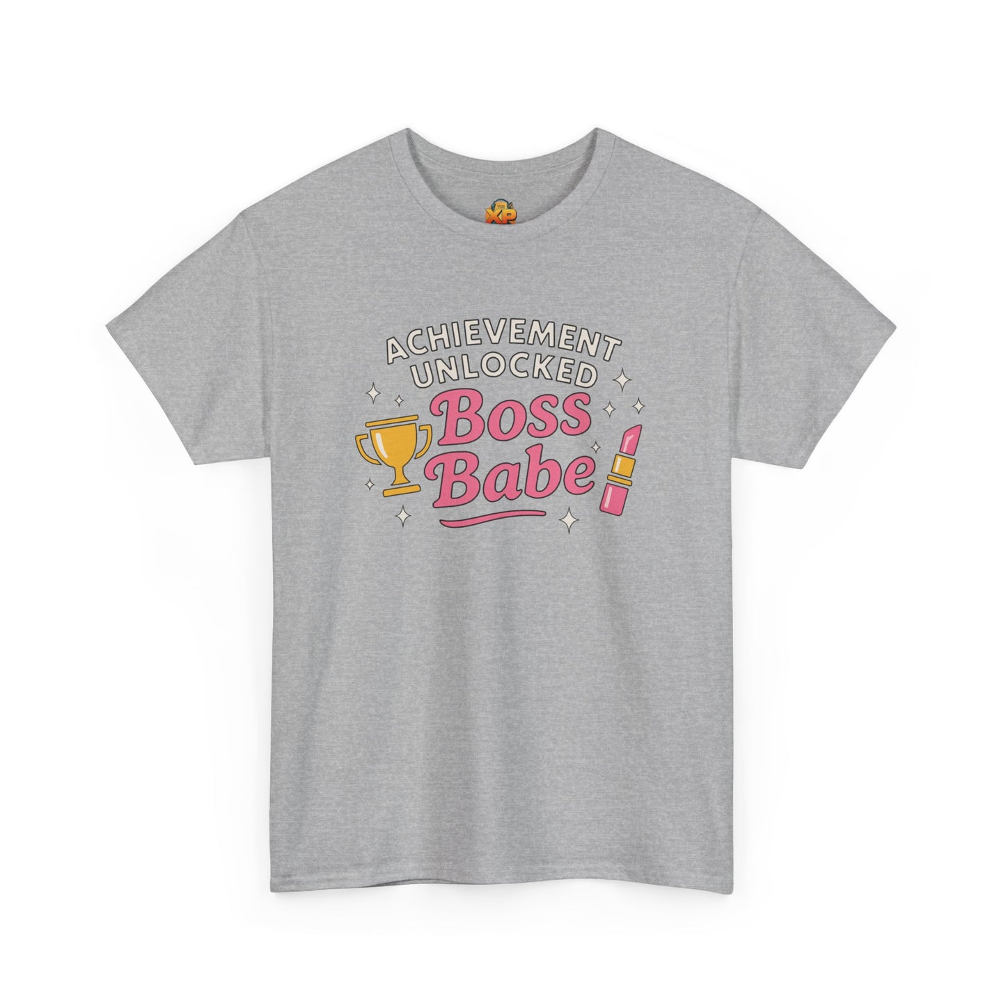 Achievement Unlocked Boss Babe - Women's Heavy Cotton Tee