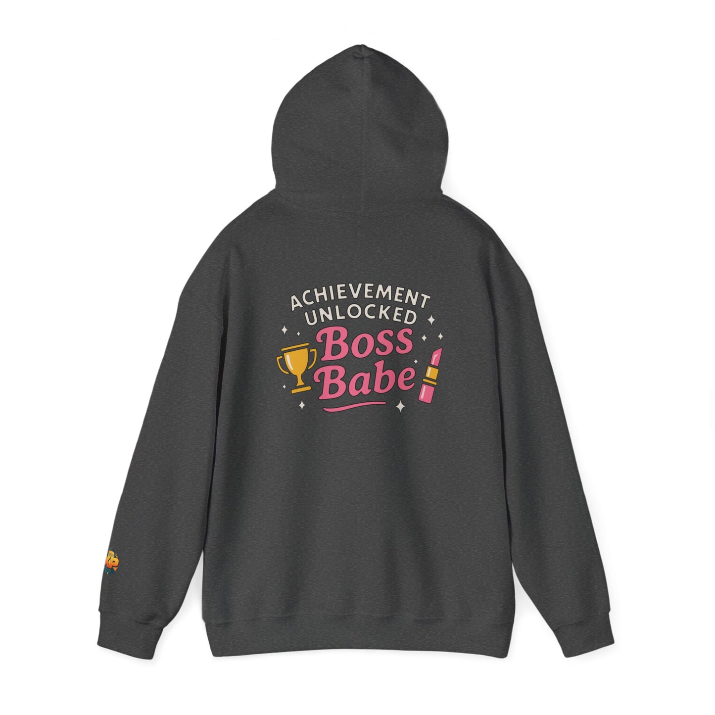 Achievement Unlocked Boss Babe - Women's Heavy Blend™ Hooded Sweatshirt