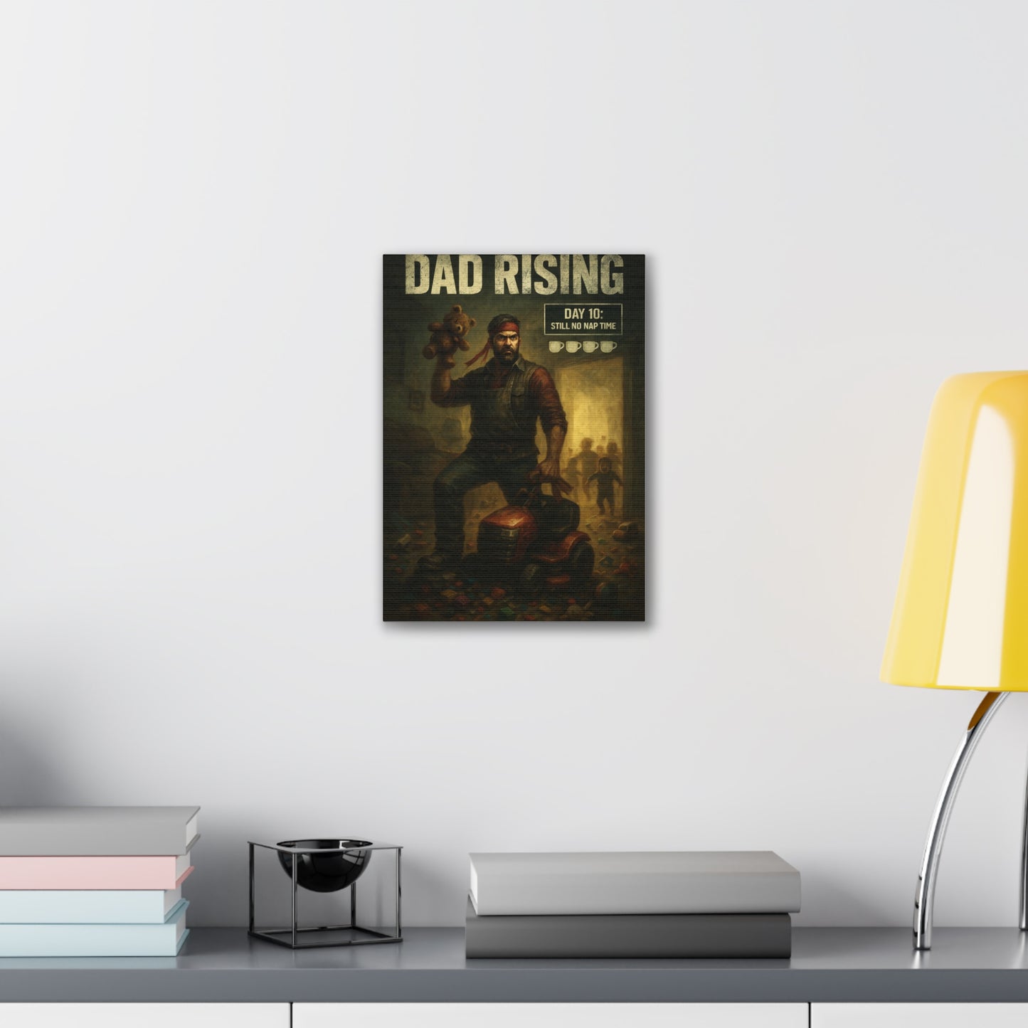 Dad Rising Canvas Art - A Dead Rising Parody