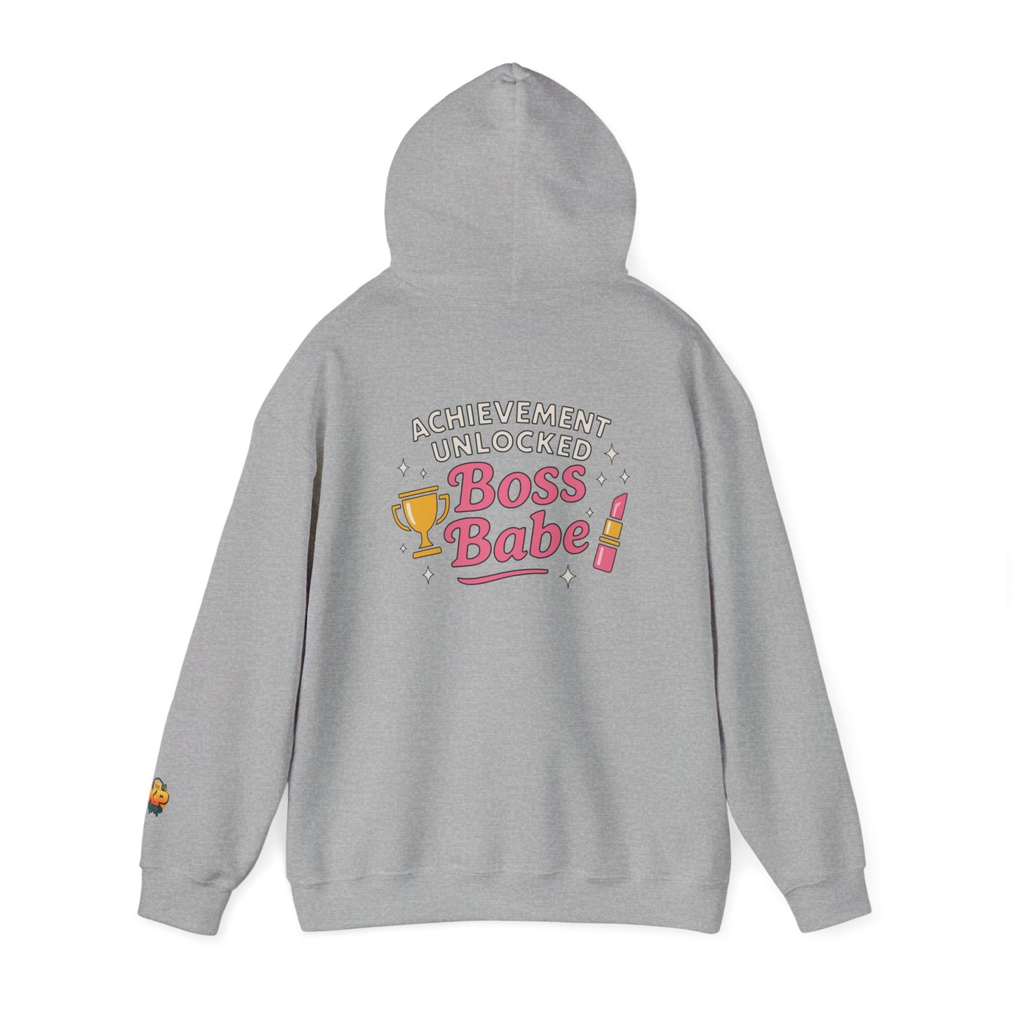Achievement Unlocked Boss Babe - Women's Heavy Blend™ Hooded Sweatshirt