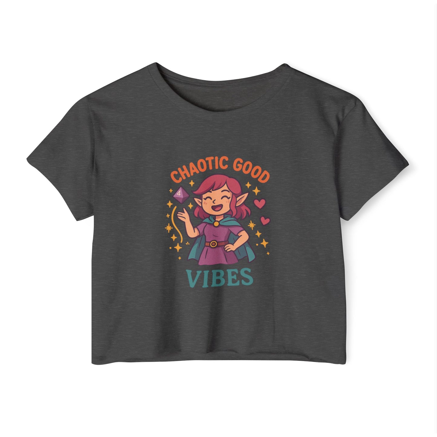 Chaotic Good Vibes - Women's Festival Crop Top