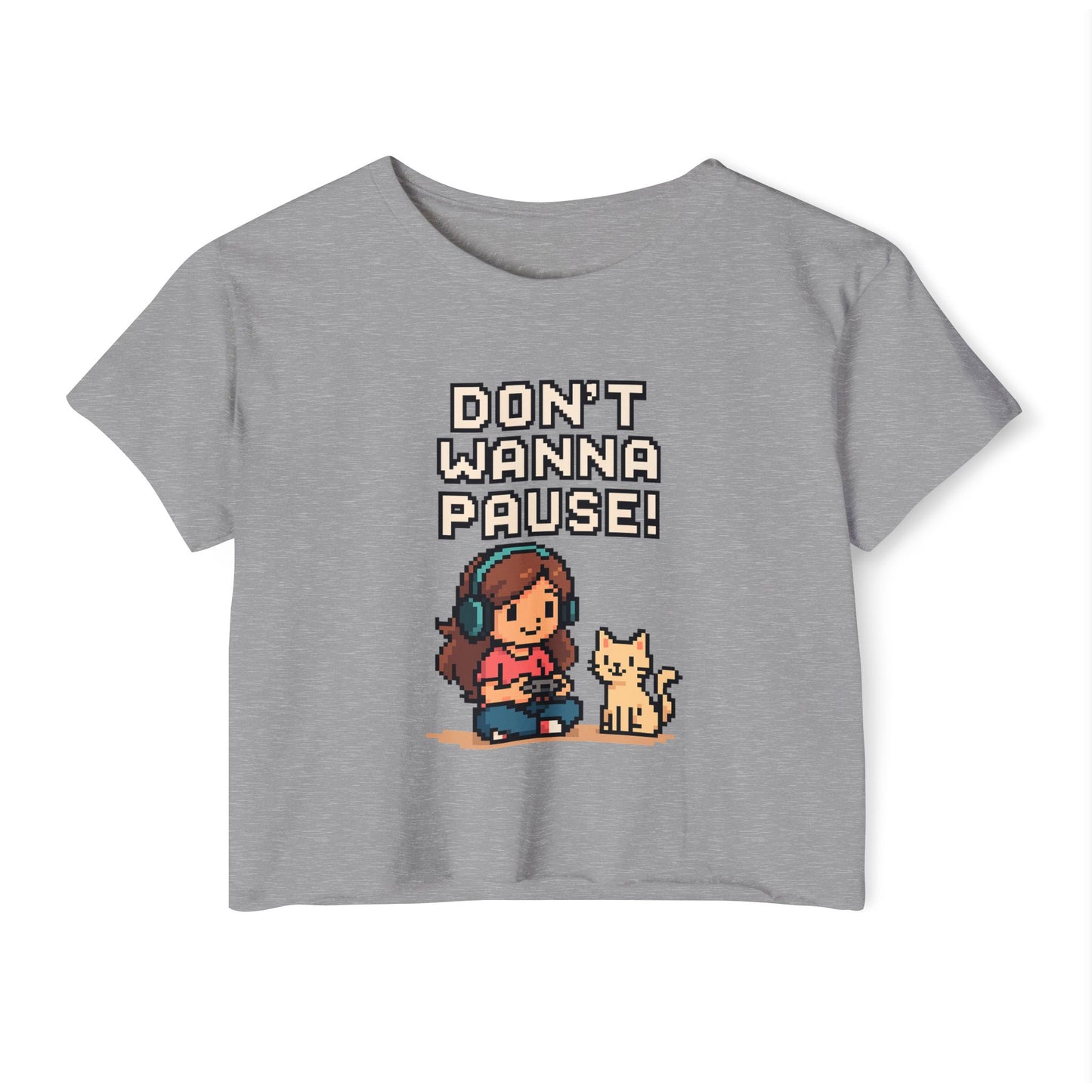 Don't Wanna Pause - Festival Crop Top