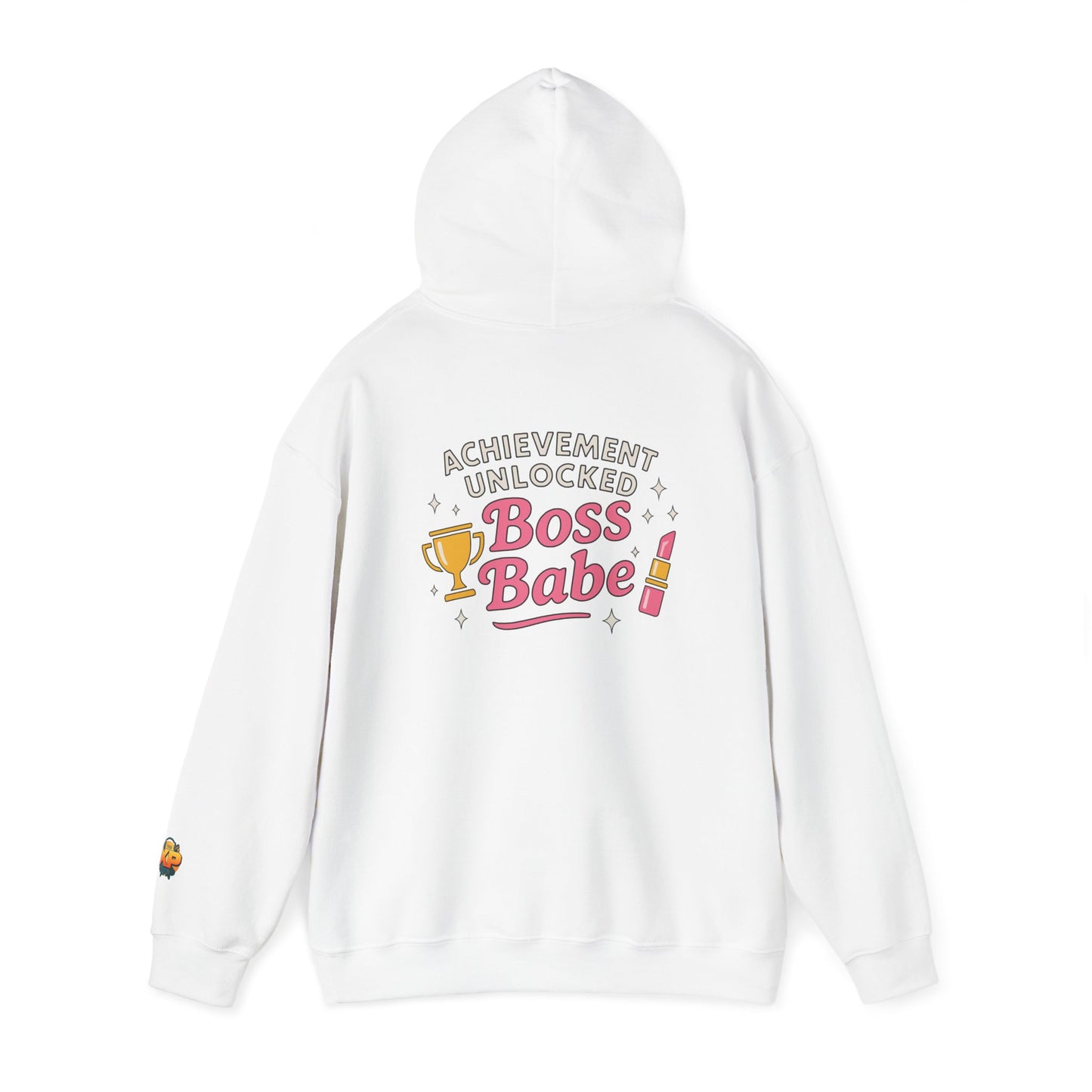 Achievement Unlocked Boss Babe - Women's Heavy Blend™ Hooded Sweatshirt