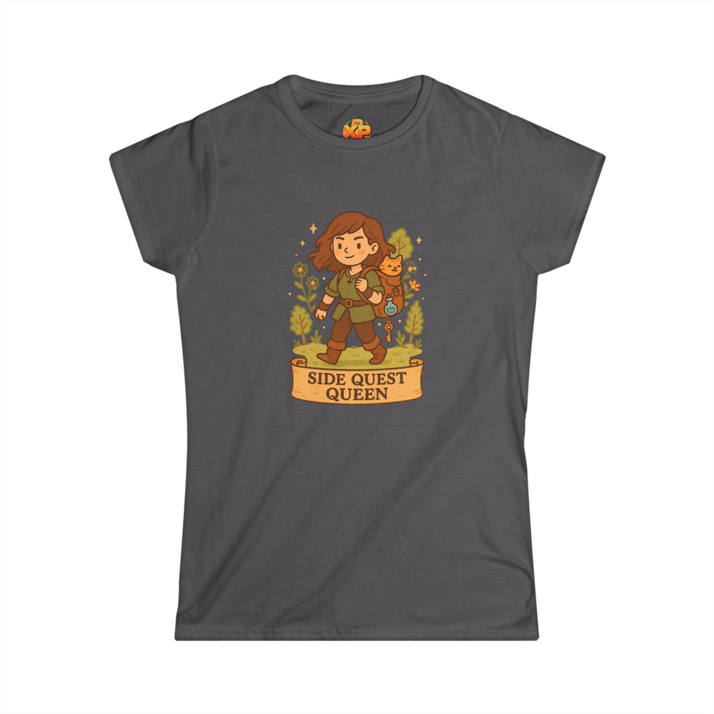 Side Quest Queen - Women's Softstyle Tee