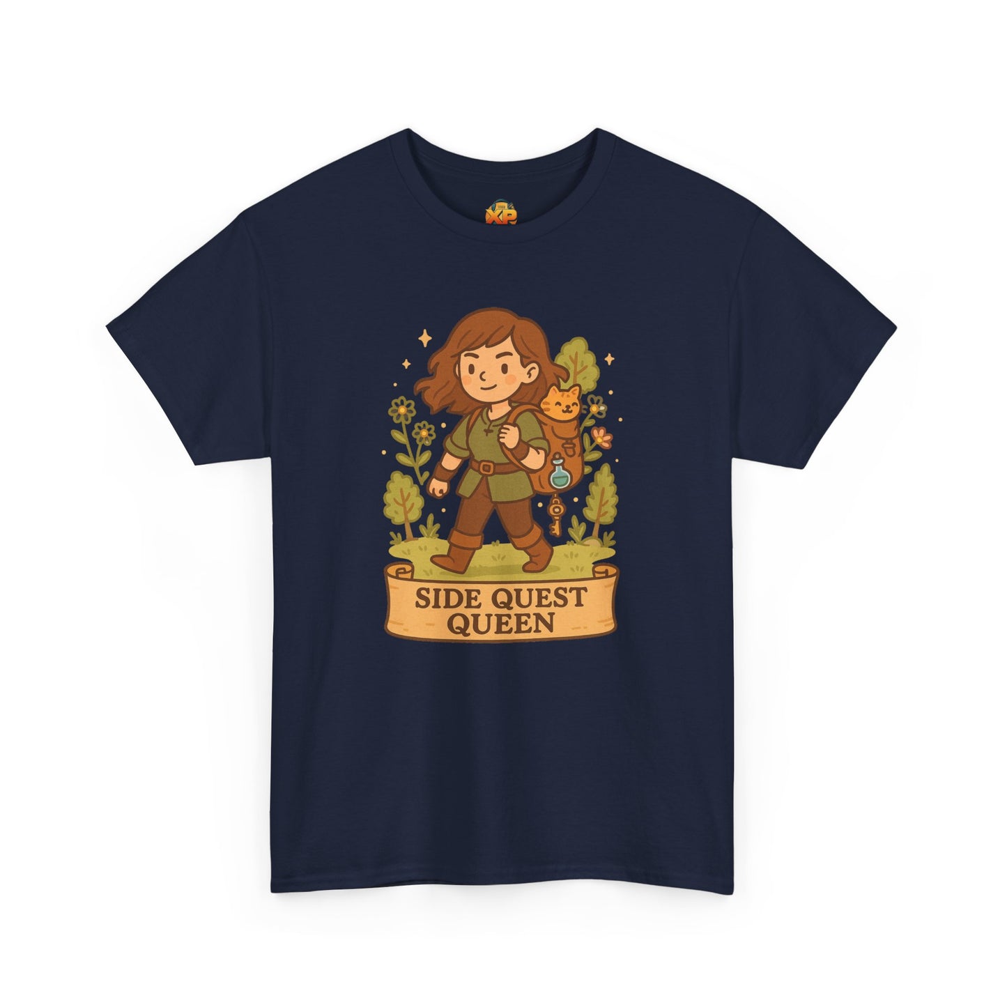 Side Quest Queen - Women's Heavy Cotton Tee