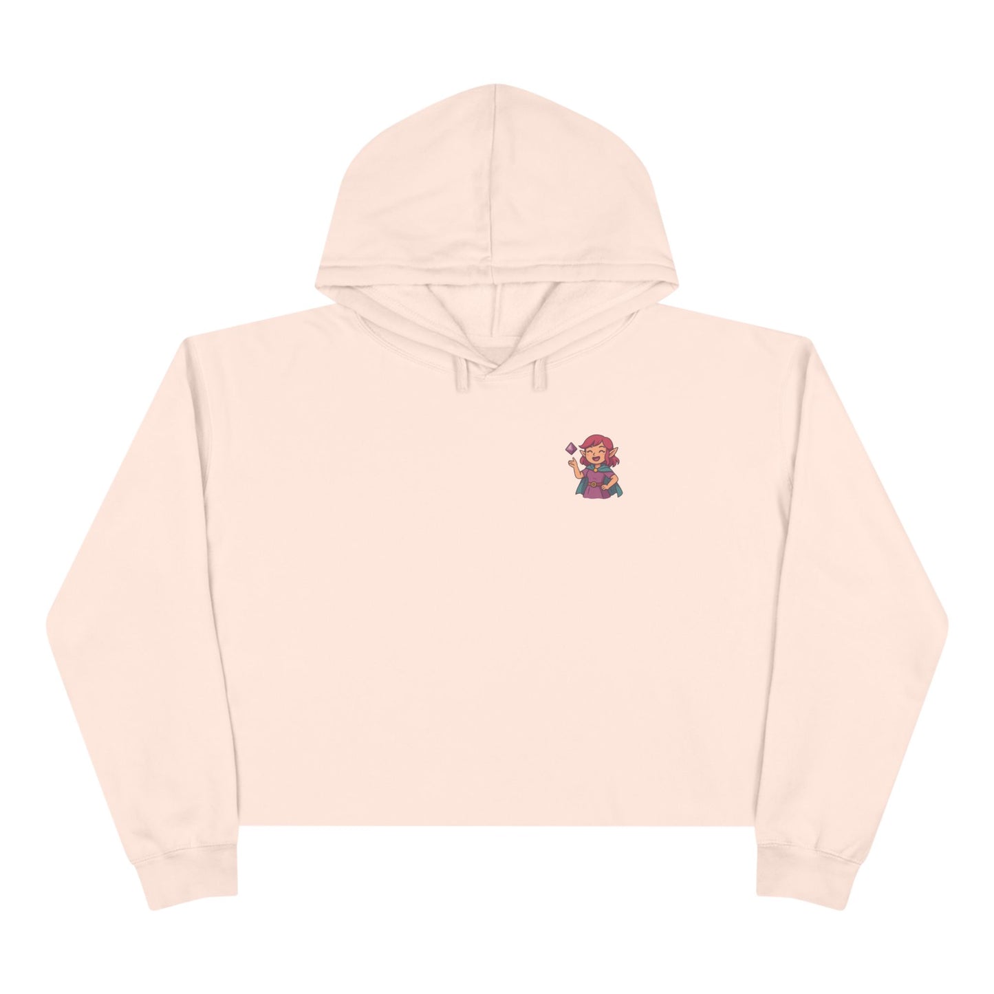 Chaotic Good Vibes - Crop Hoodie
