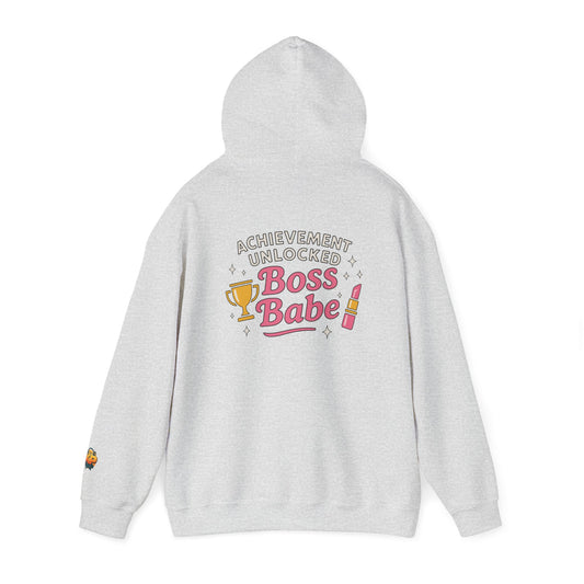Achievement Unlocked Boss Babe - Women's Heavy Blend™ Hooded Sweatshirt