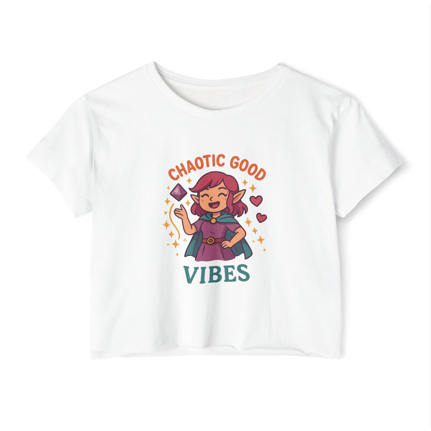Chaotic Good Vibes - Women's Festival Crop Top