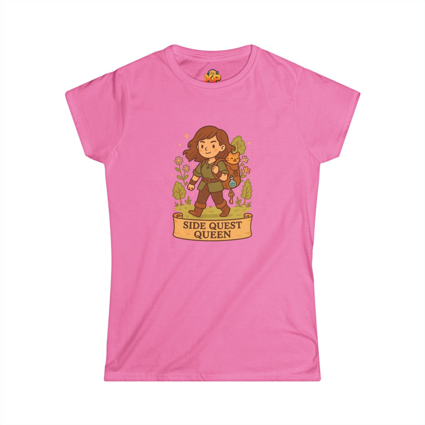 Side Quest Queen - Women's Softstyle Tee
