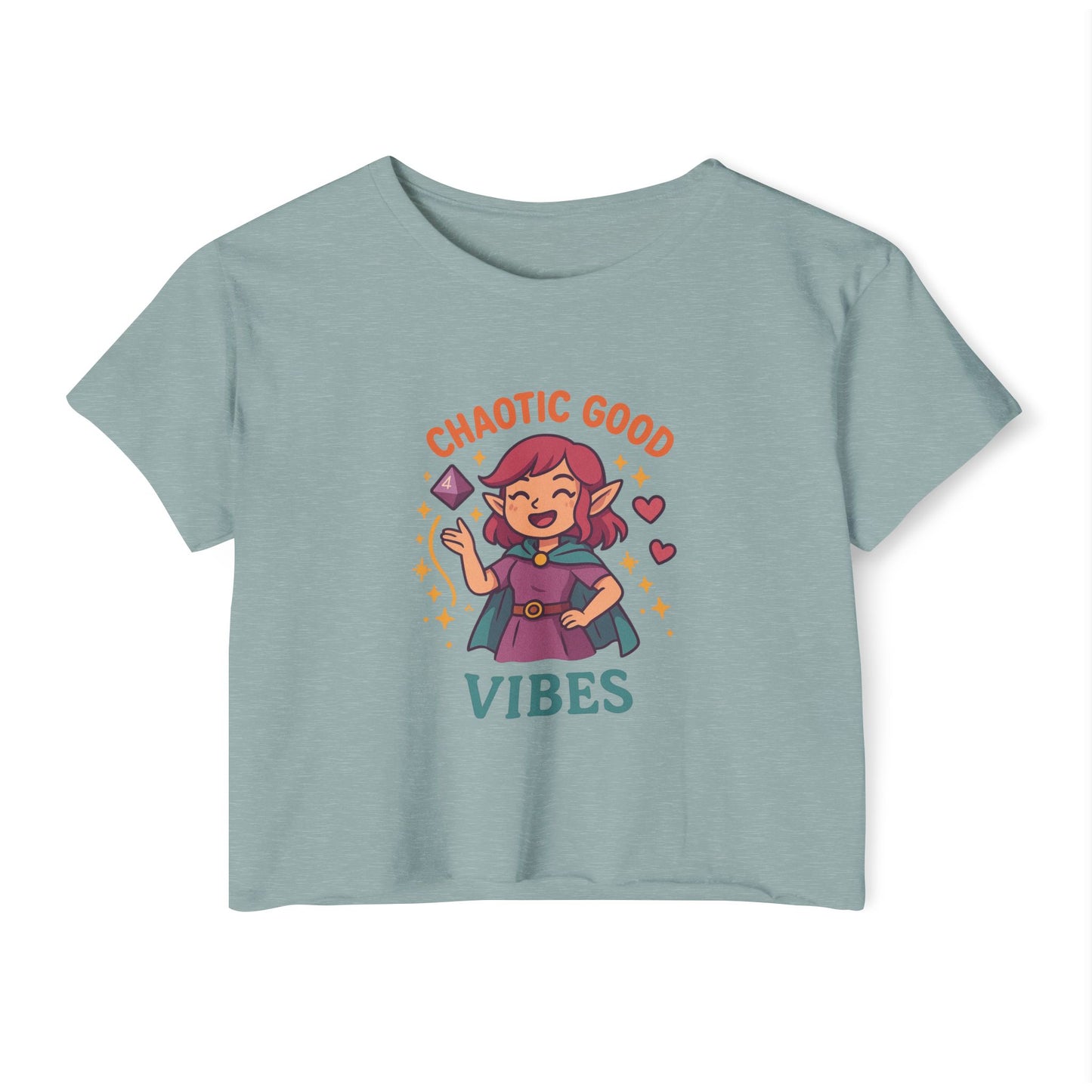 Chaotic Good Vibes - Women's Festival Crop Top