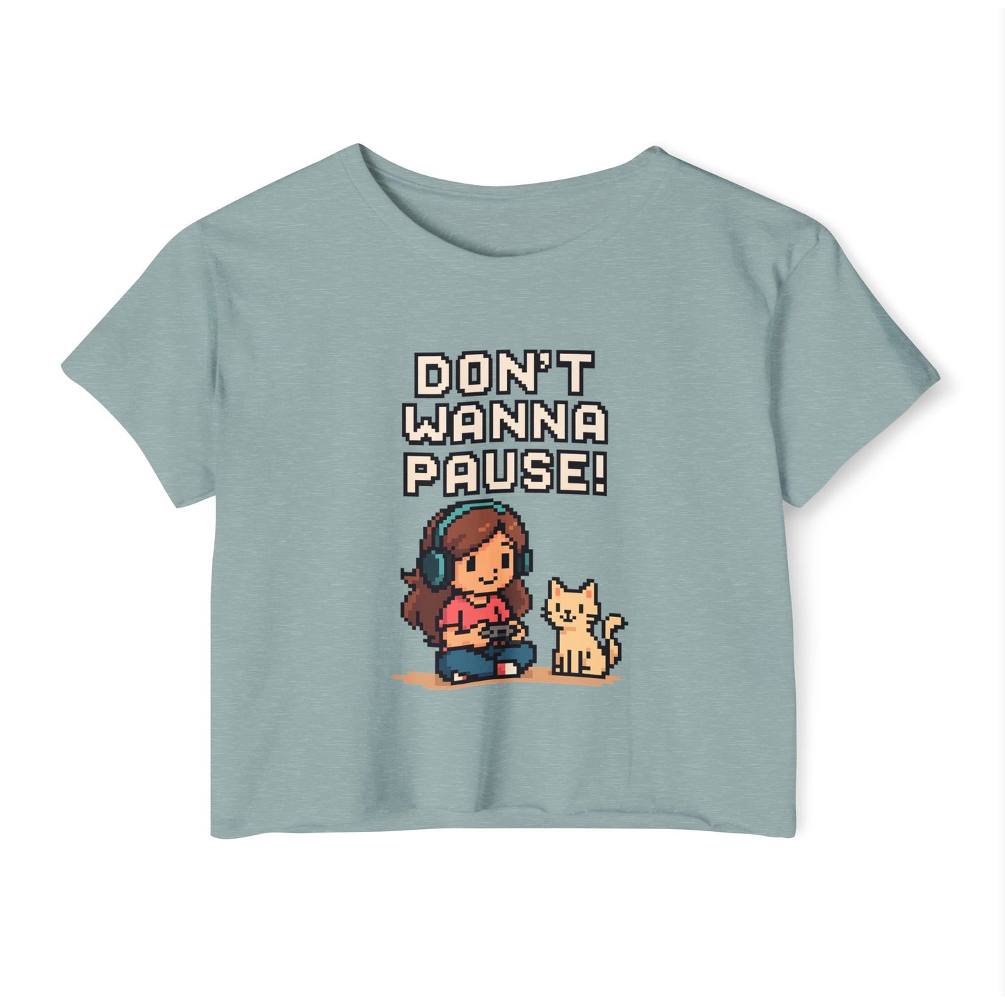 Don't Wanna Pause - Festival Crop Top
