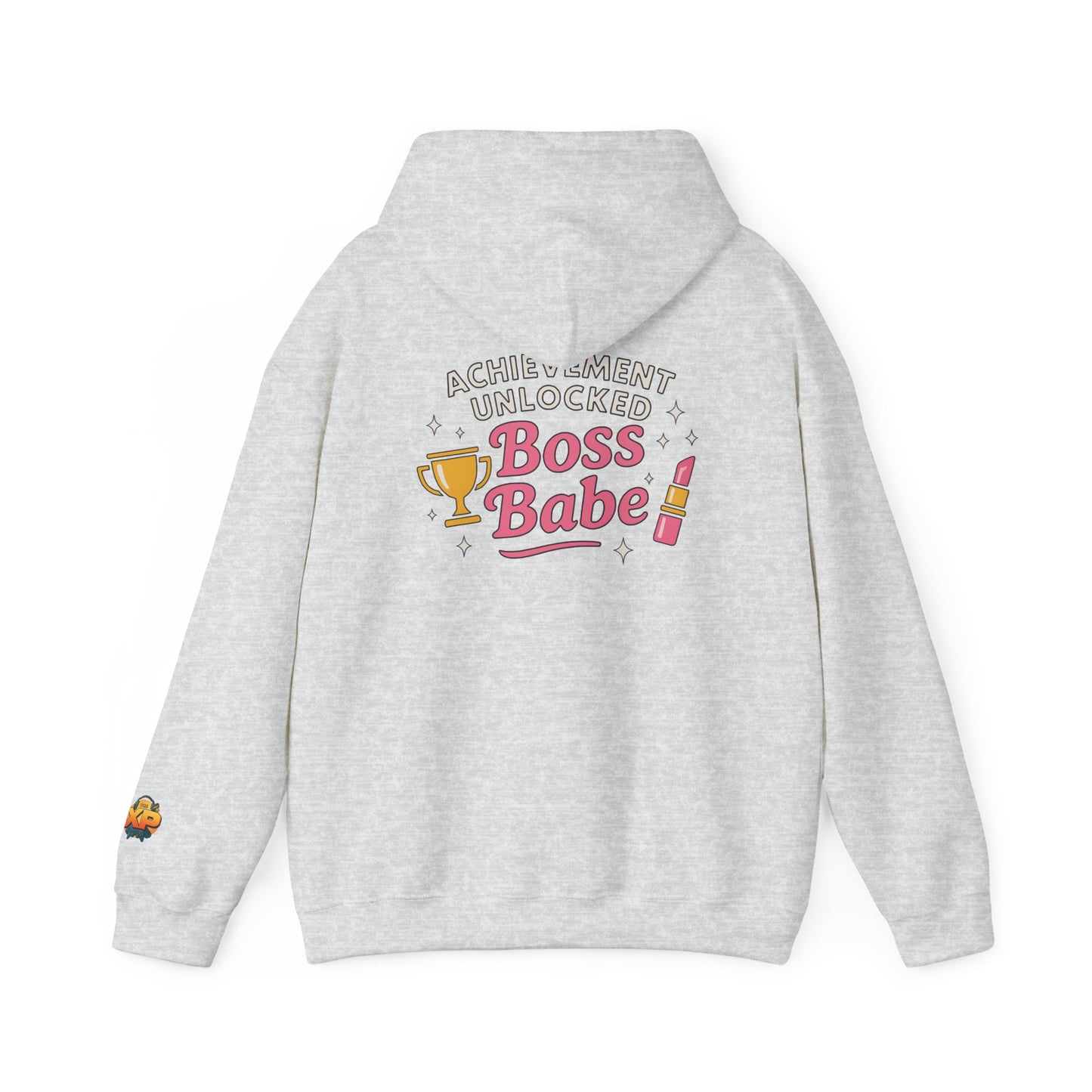 Achievement Unlocked Boss Babe - Women's Heavy Blend™ Hooded Sweatshirt