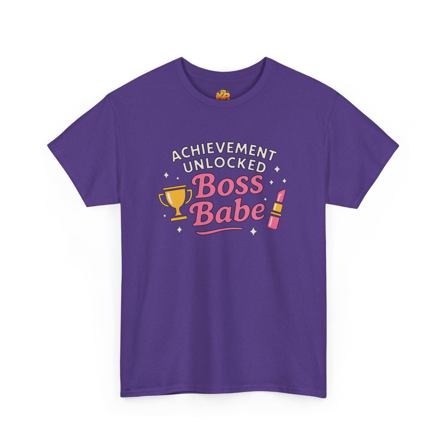Achievement Unlocked Boss Babe - Women's Heavy Cotton Tee