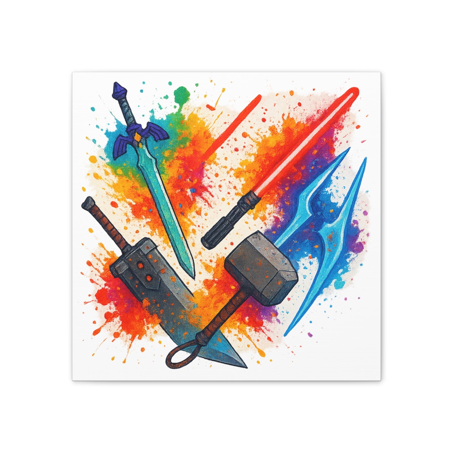 A "Mele" of Color Canvas Print