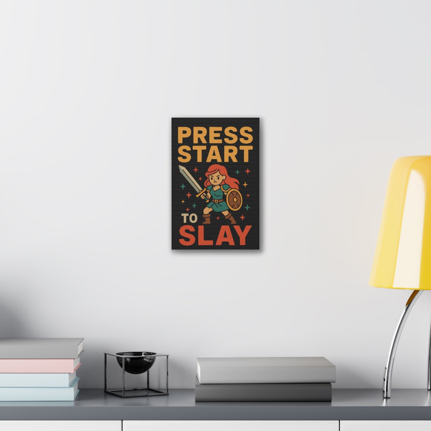 Press Start to Slay - Canvas Art