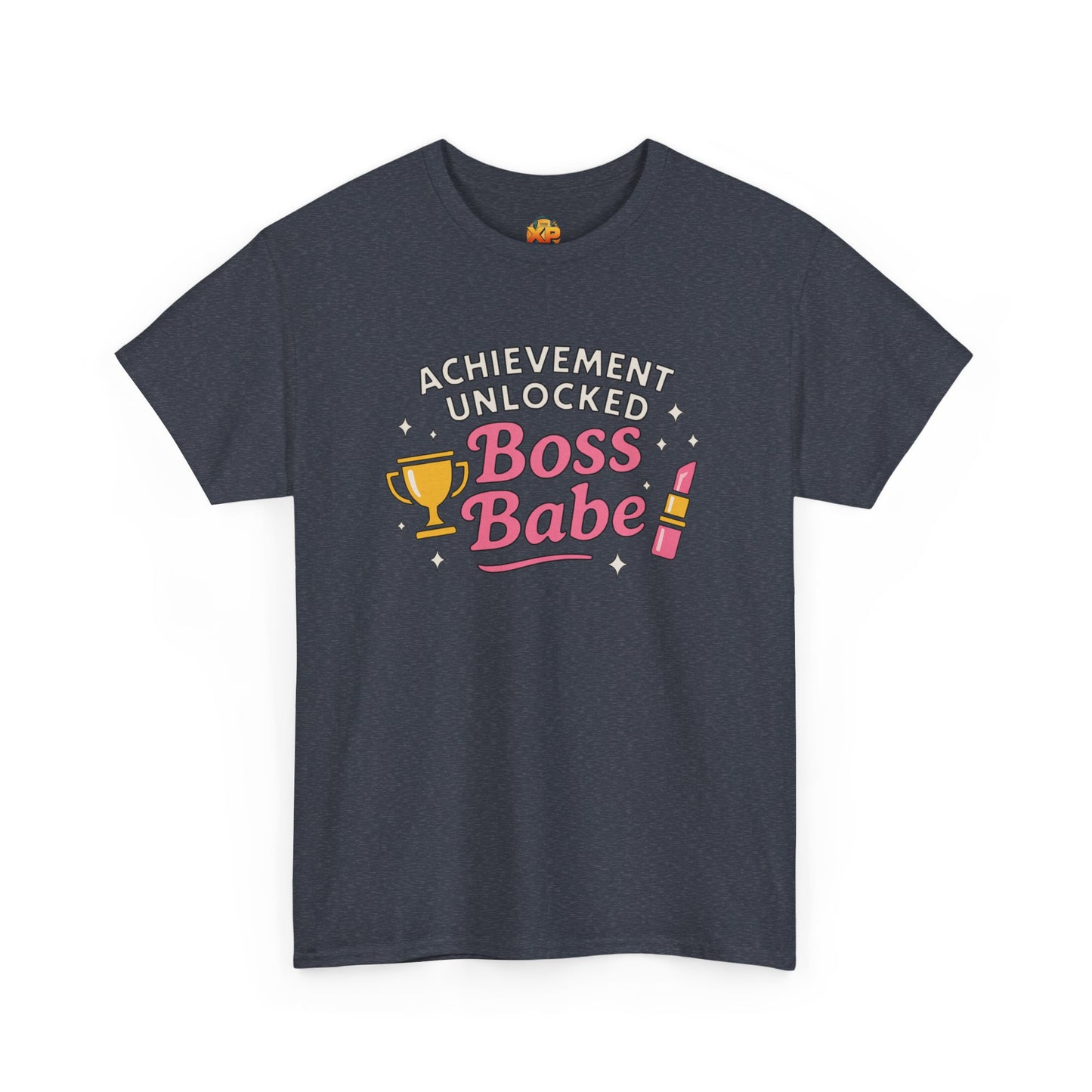 Achievement Unlocked Boss Babe - Women's Heavy Cotton Tee