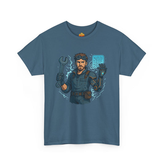 Nerdcore Icons - The Mech Engineer - Unisex Heavy Cotton Tee