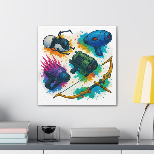 A "Ranged" of Color Canvas Print