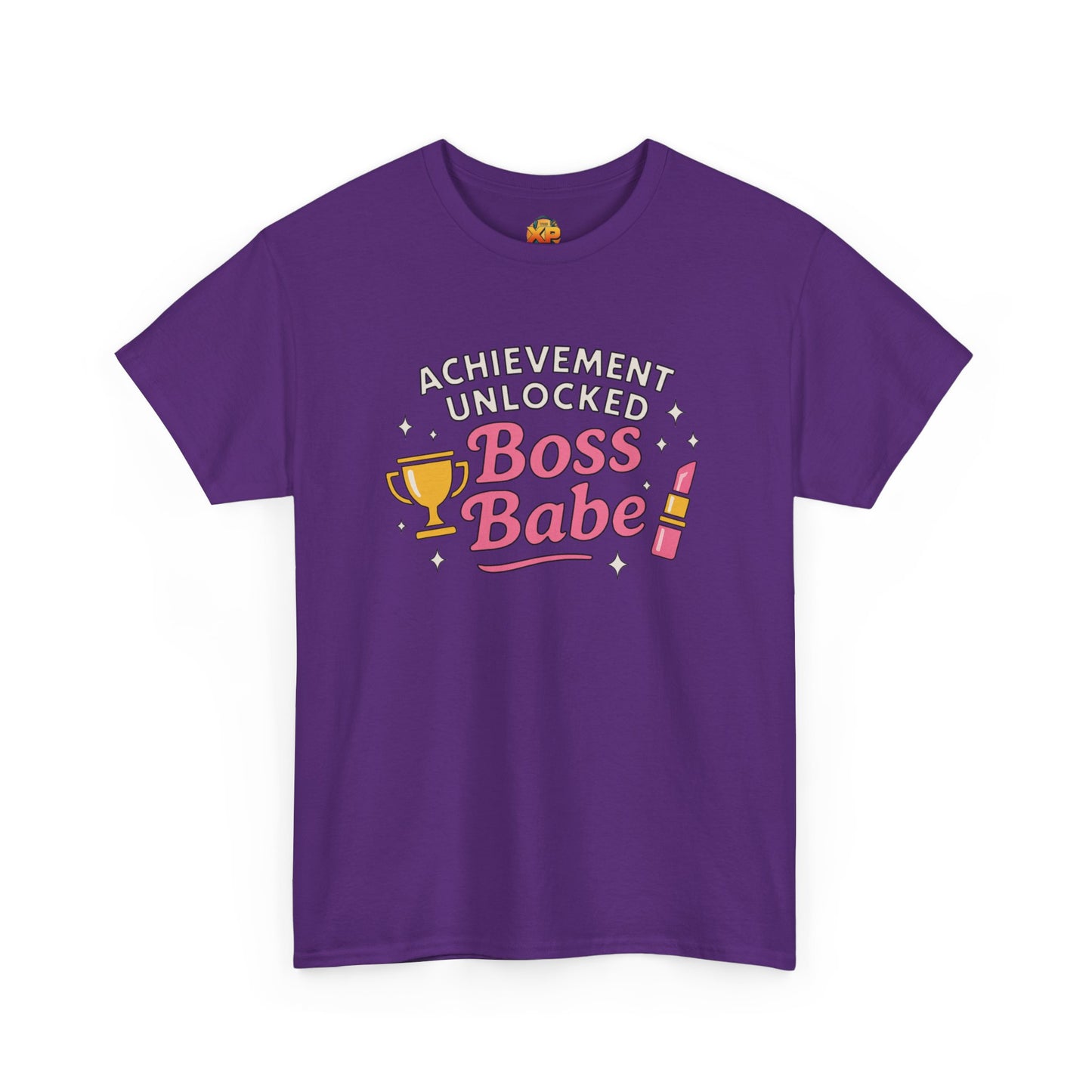 Achievement Unlocked Boss Babe - Women's Heavy Cotton Tee