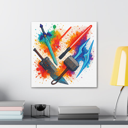 A "Mele" of Color Canvas Print