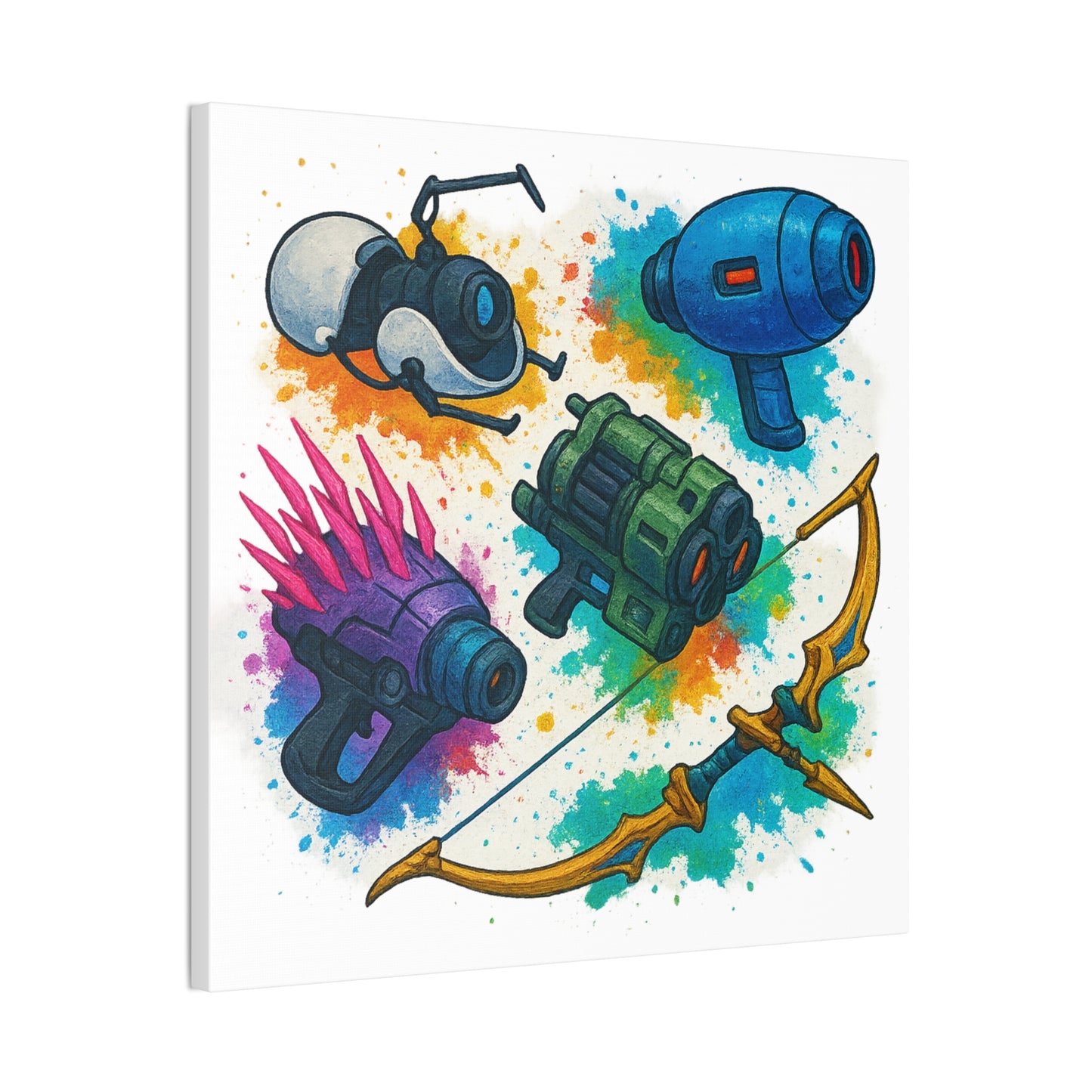 A "Ranged" of Color Canvas Print