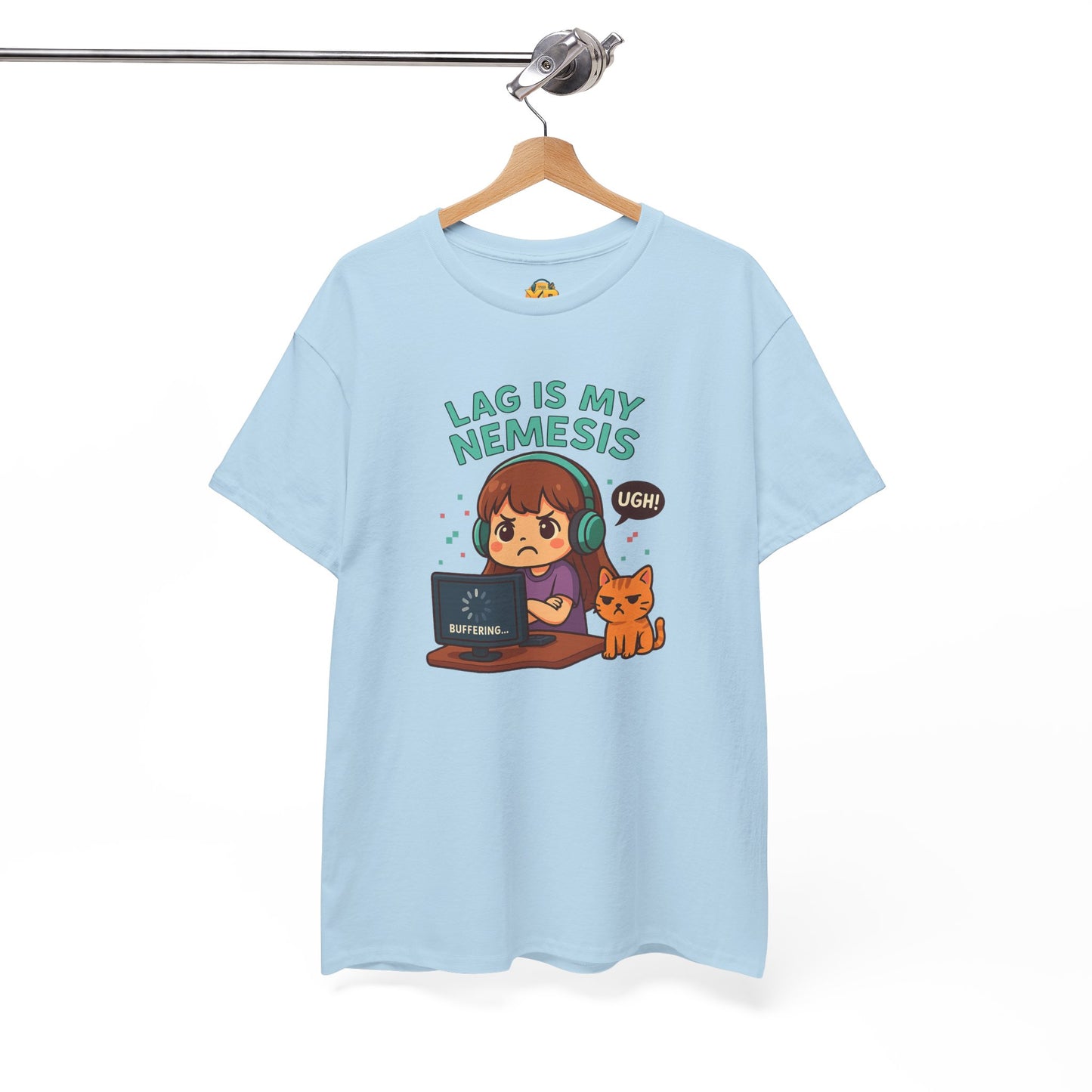 Lag is My Nemesis - Women's Heavy Cotton Shirt