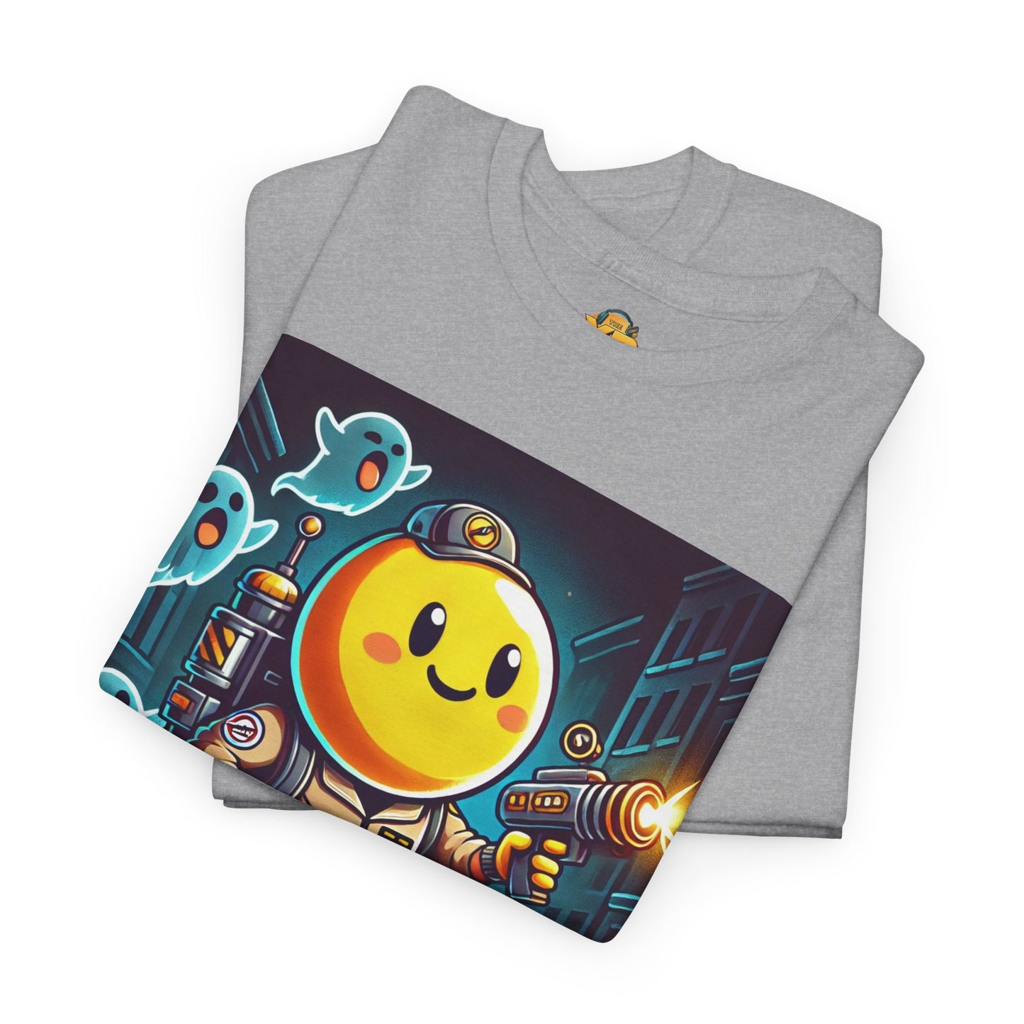 Ghost Hunting Yellow Dude - Men's Heavy Cotton Tee