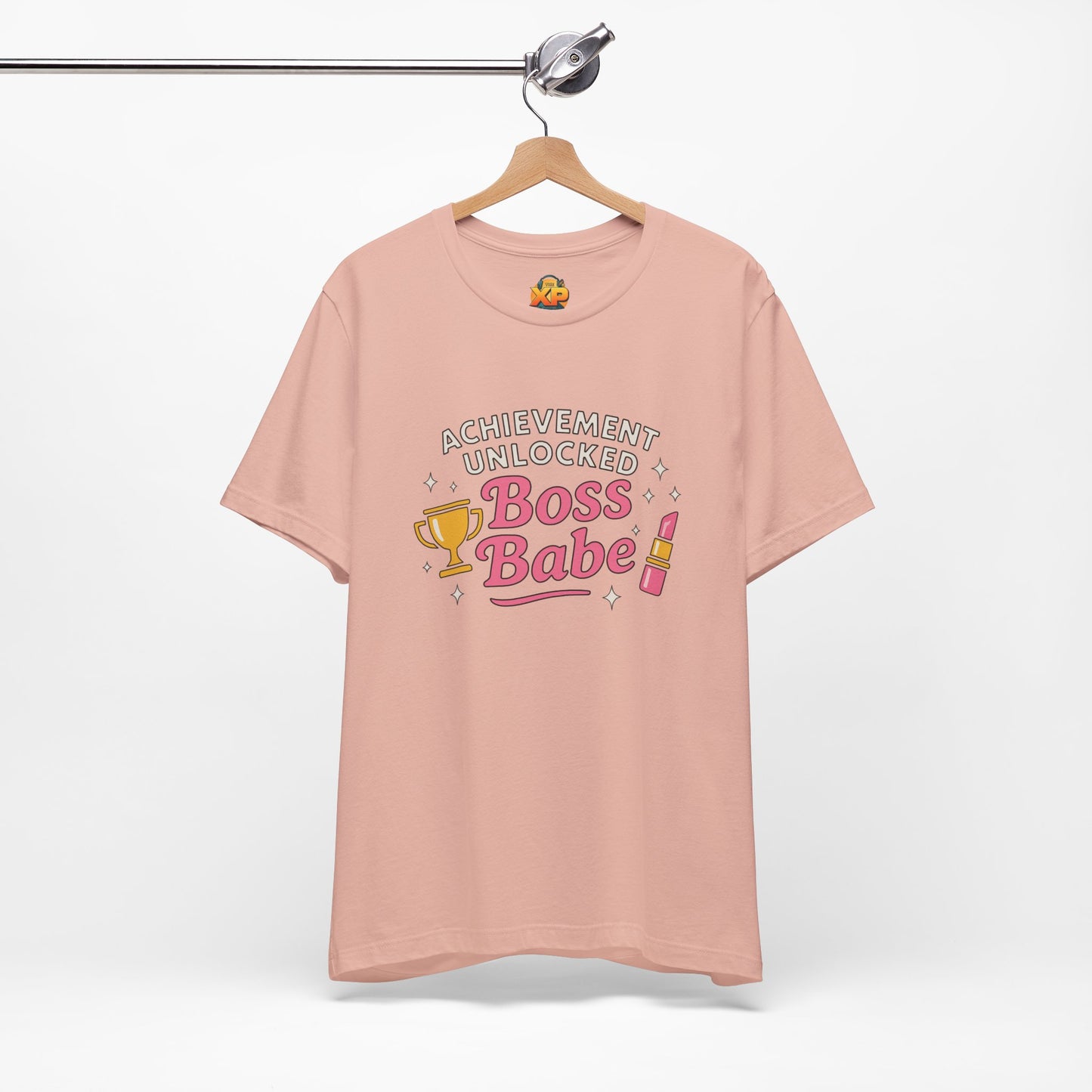 Achievement Unlocked Boss Babe - Women's Jersey Short Sleeve Tee