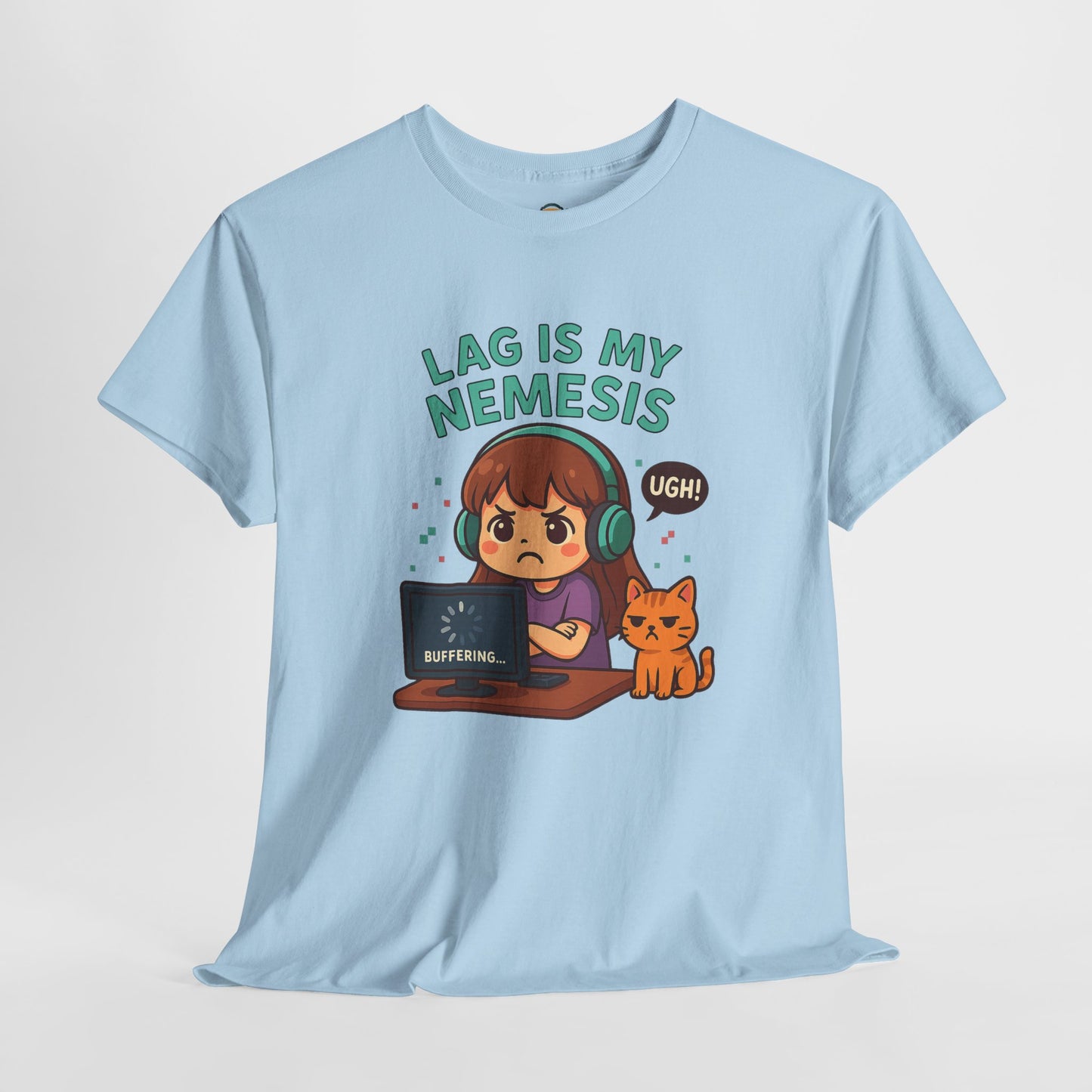 Lag is My Nemesis - Women's Heavy Cotton Shirt