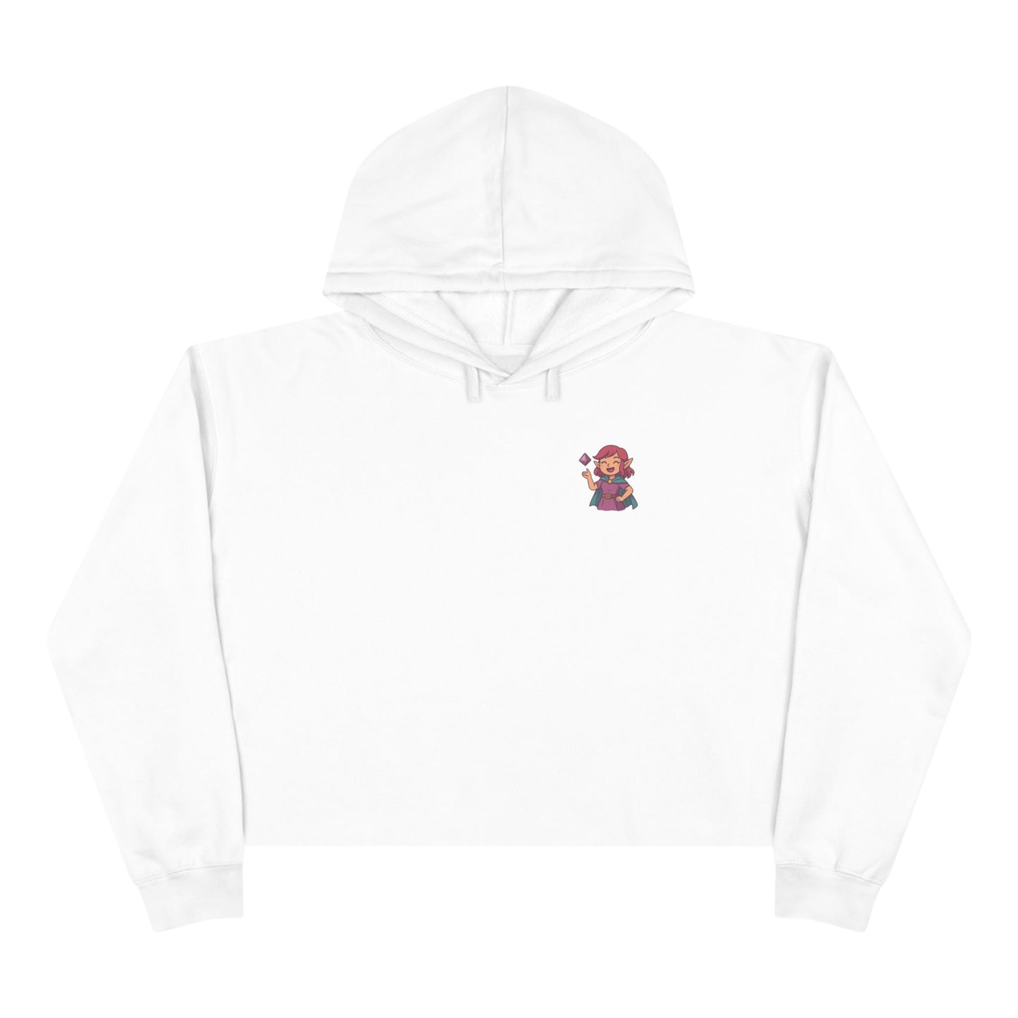 Chaotic Good Vibes - Crop Hoodie