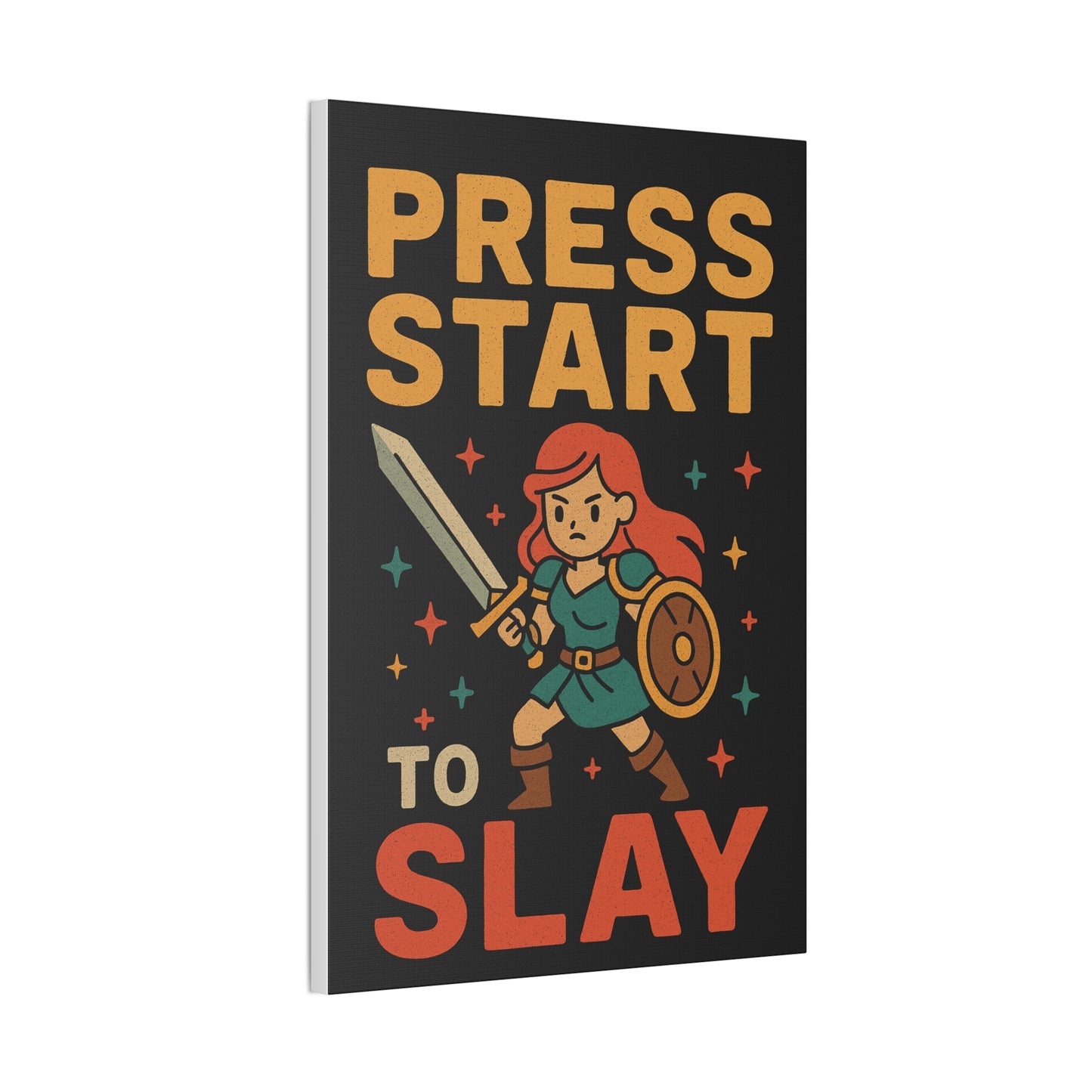 Press Start to Slay - Canvas Art