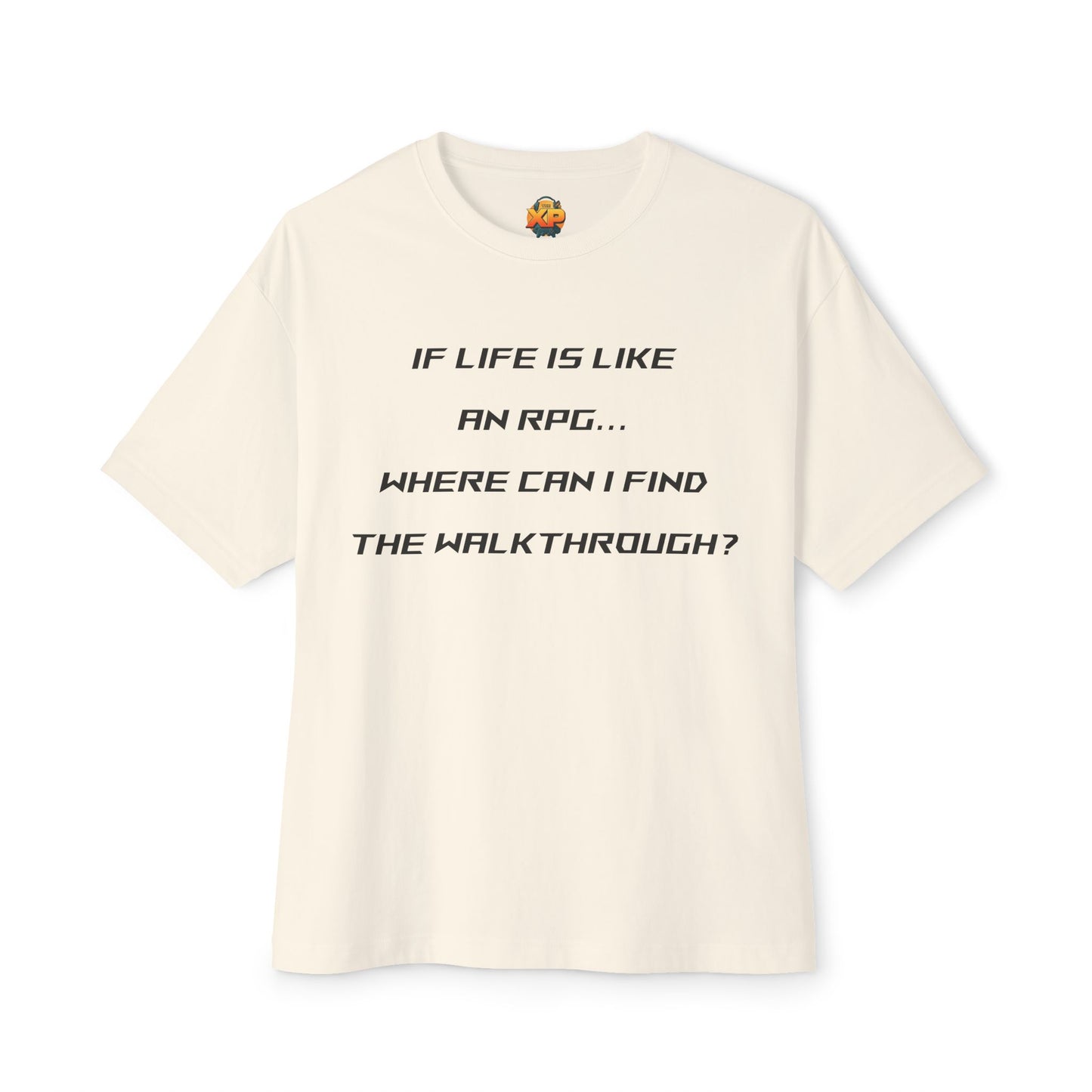 Where is my Walkthrough Guide? Women's Oversized Boxy Tee